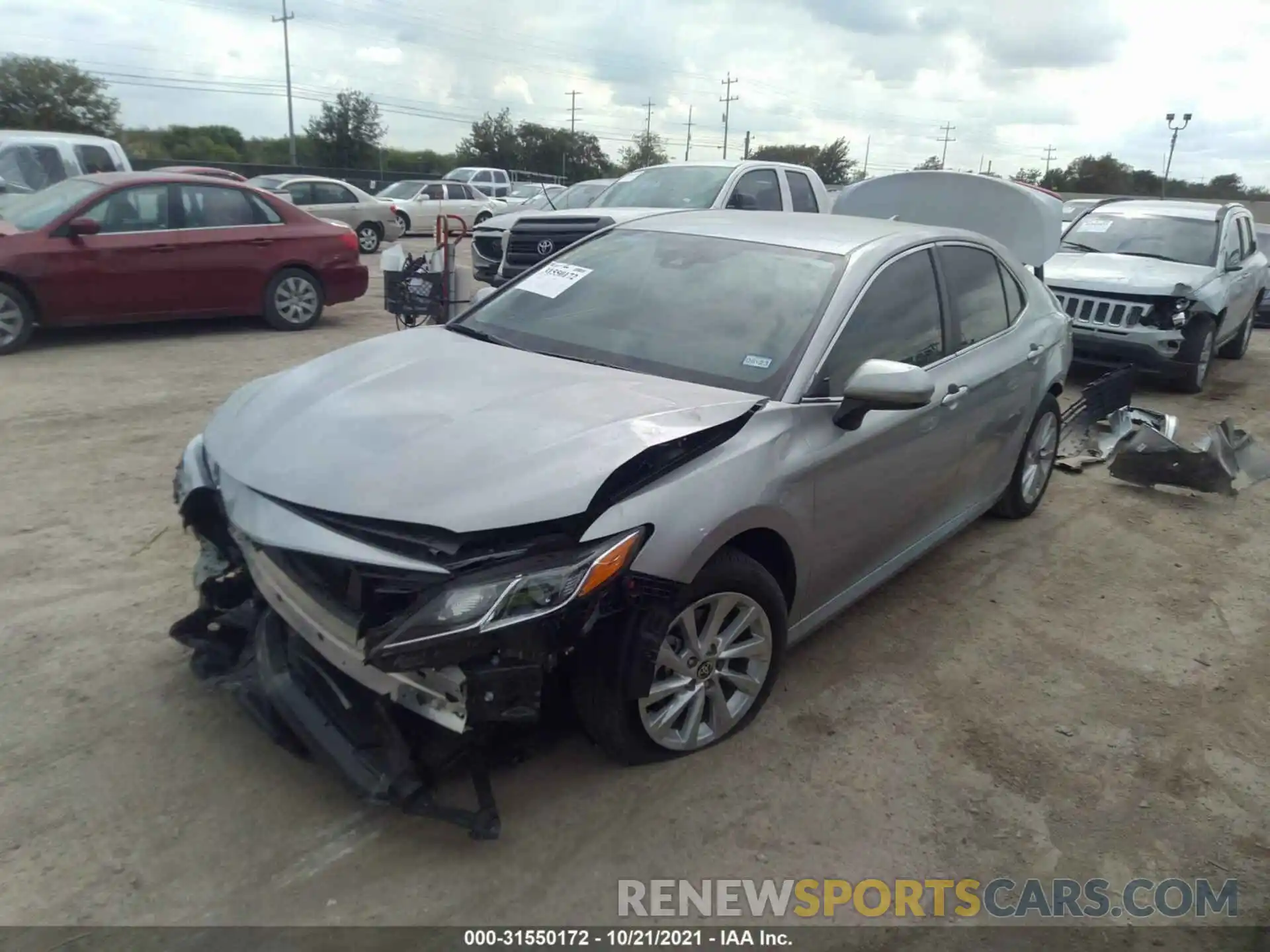 2 Photograph of a damaged car 4T1C11AK9MU467797 TOYOTA CAMRY 2021