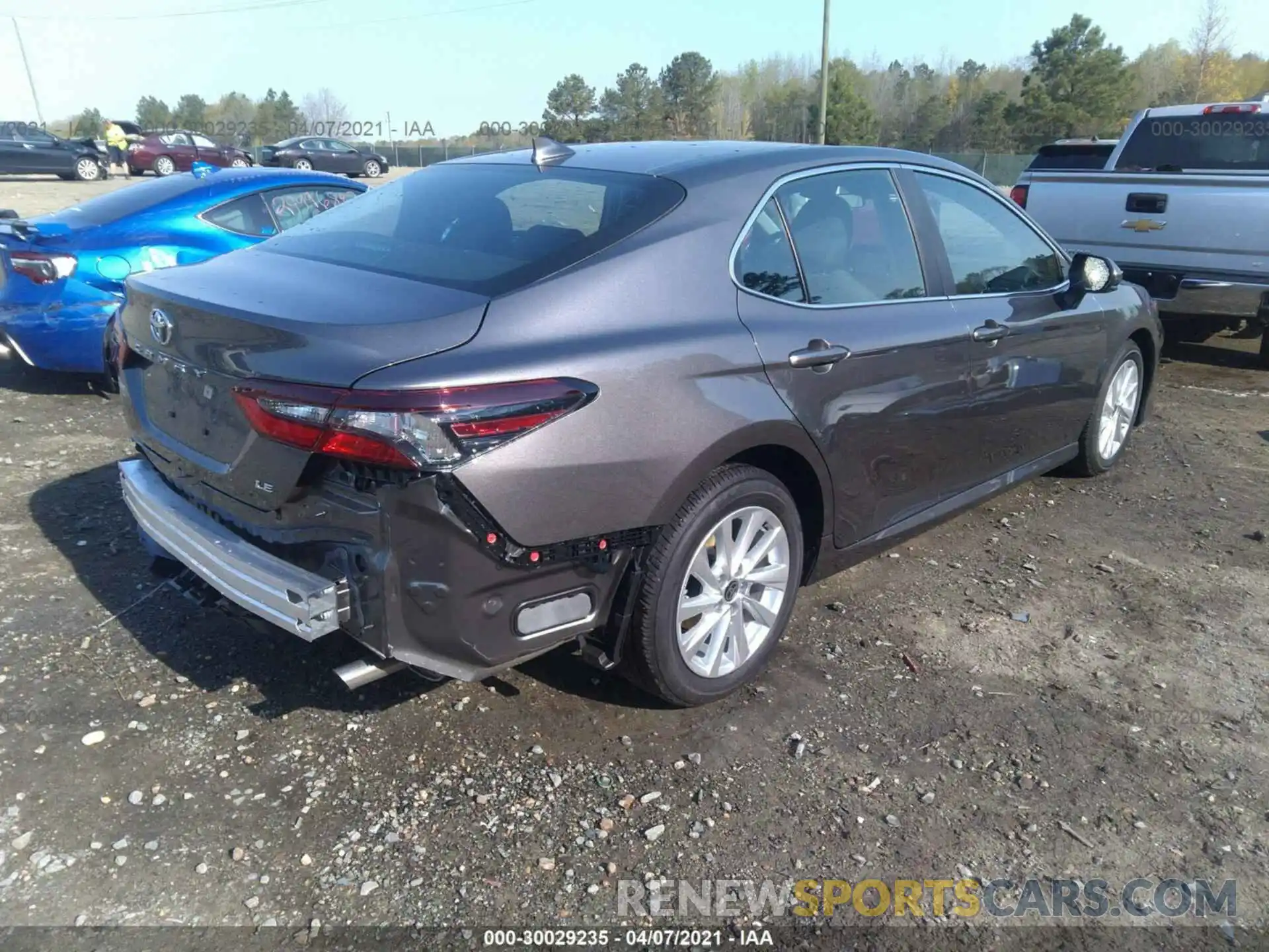 4 Photograph of a damaged car 4T1C11AK9MU558102 TOYOTA CAMRY 2021