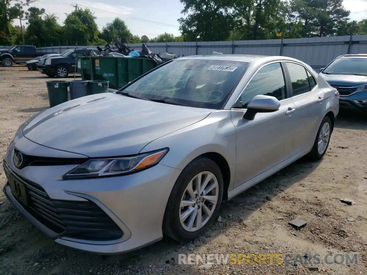 2 Photograph of a damaged car 4T1C11AK9MU558293 TOYOTA CAMRY 2021