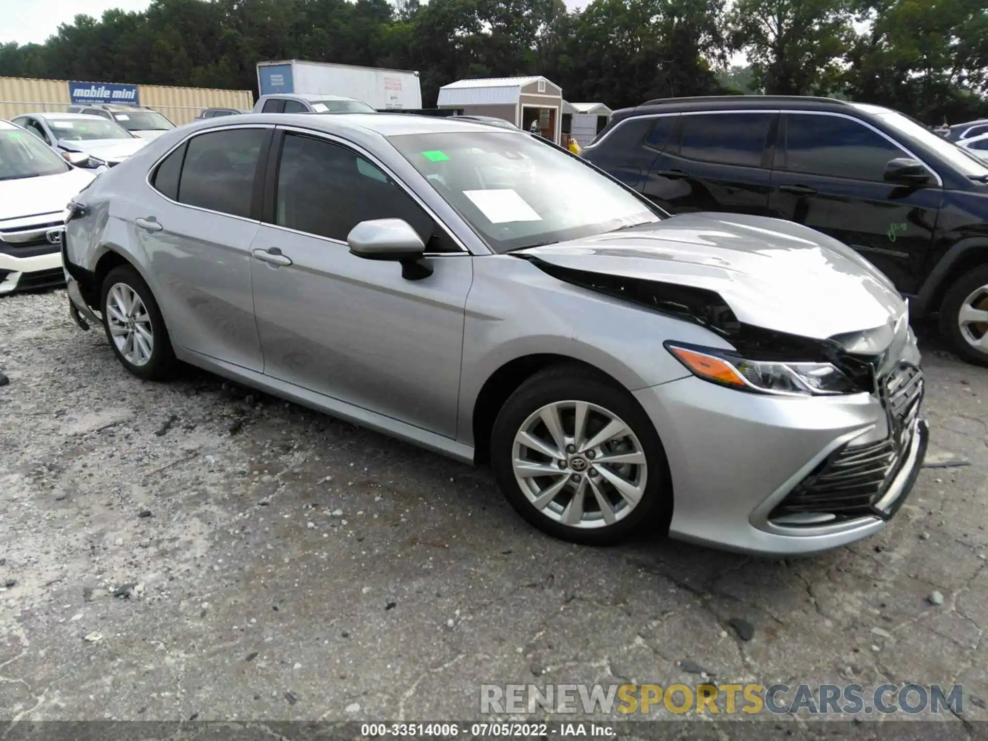 1 Photograph of a damaged car 4T1C11AK9MU564806 TOYOTA CAMRY 2021