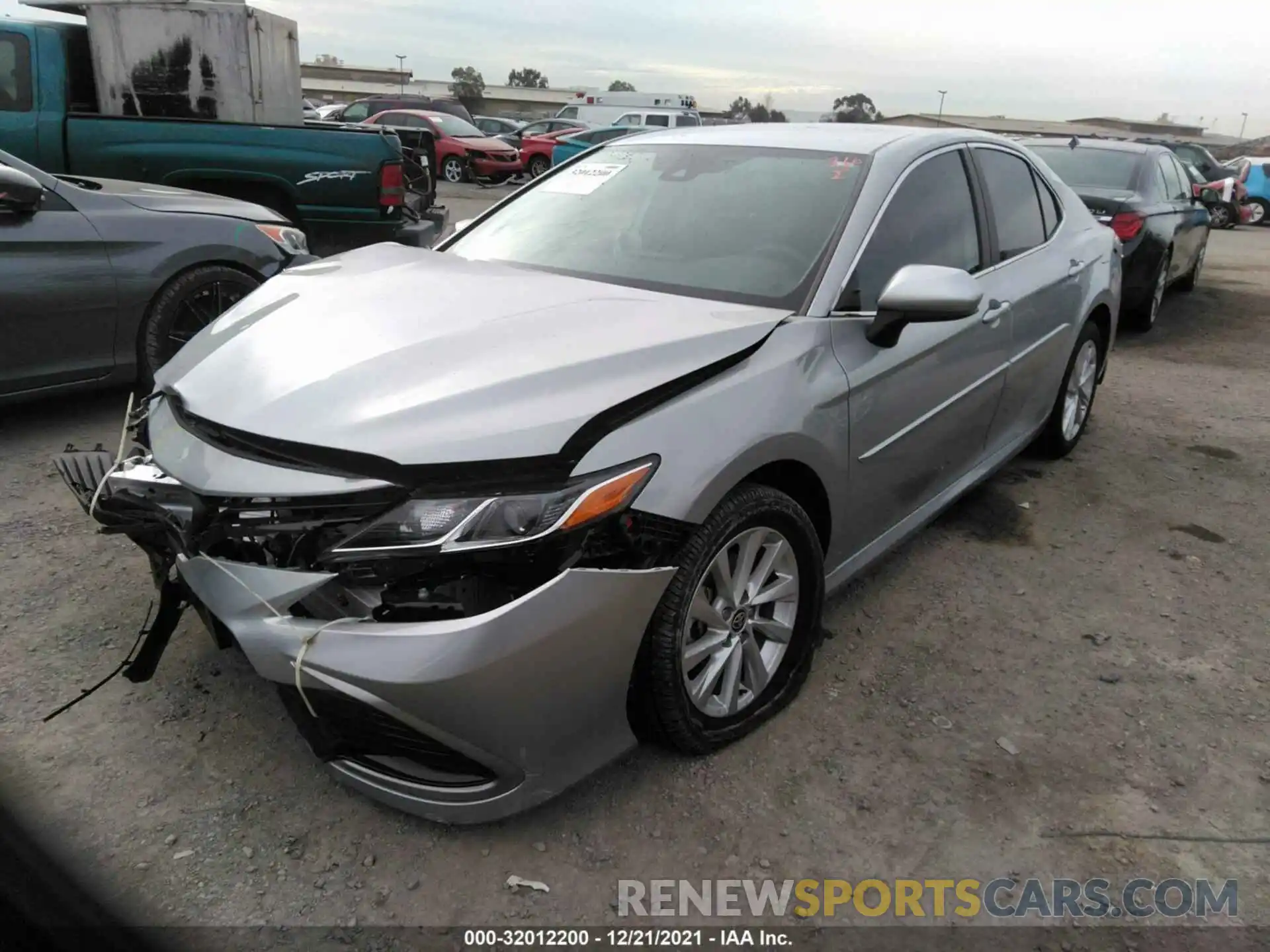 2 Photograph of a damaged car 4T1C11AK9MU567169 TOYOTA CAMRY 2021