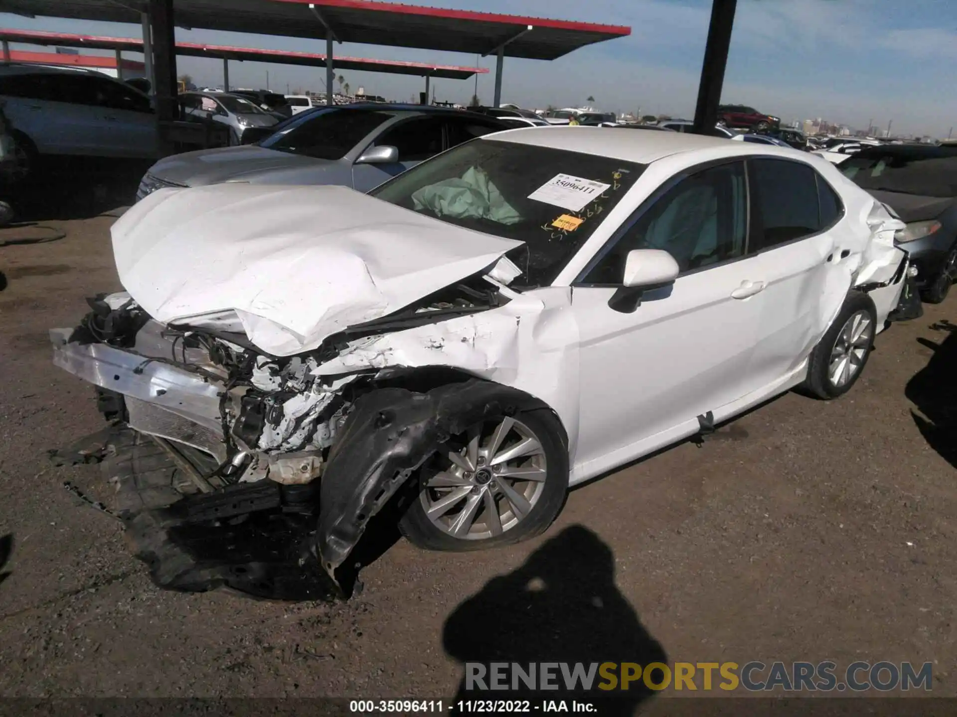 2 Photograph of a damaged car 4T1C11AK9MU573666 TOYOTA CAMRY 2021