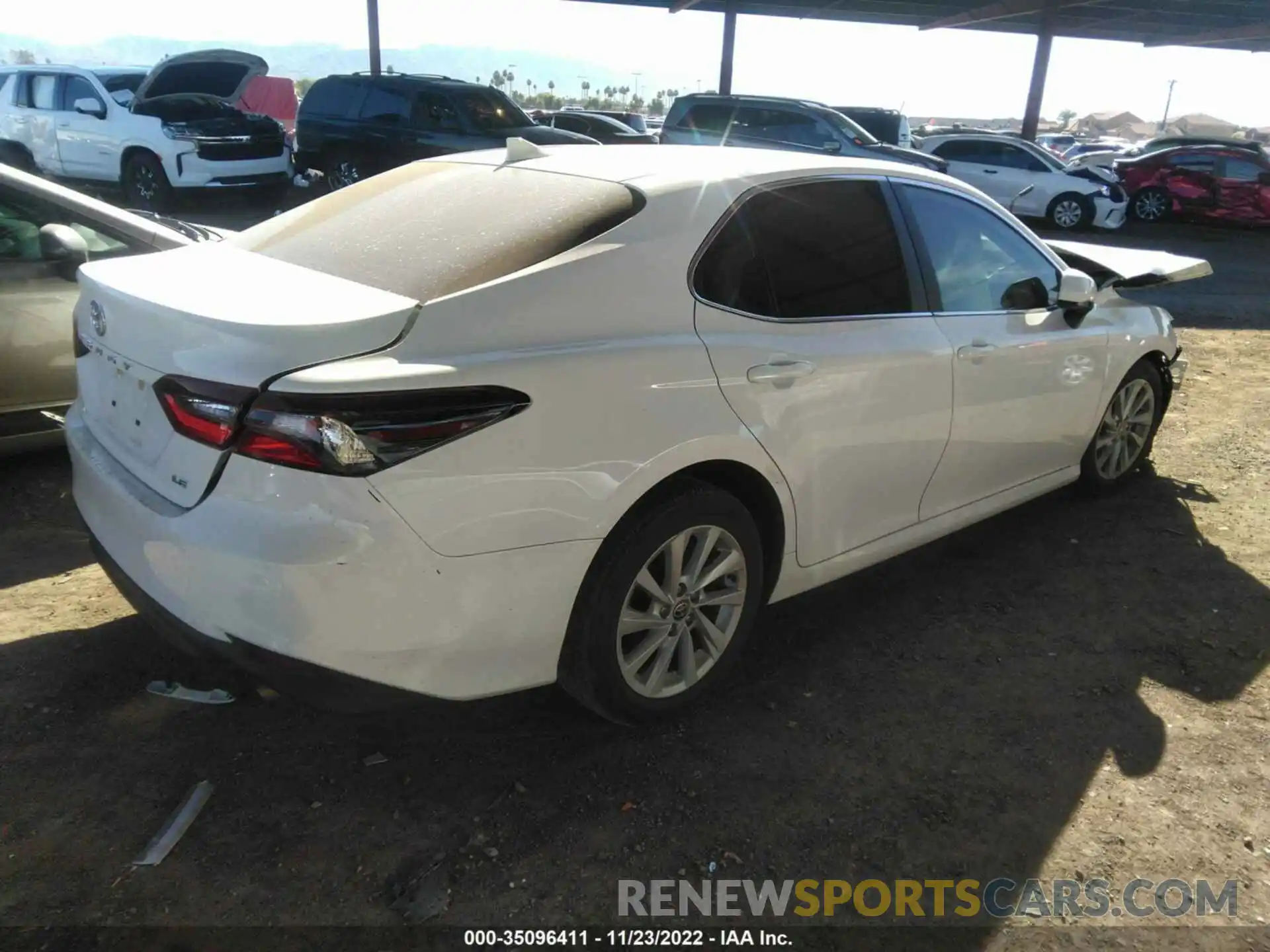 4 Photograph of a damaged car 4T1C11AK9MU573666 TOYOTA CAMRY 2021