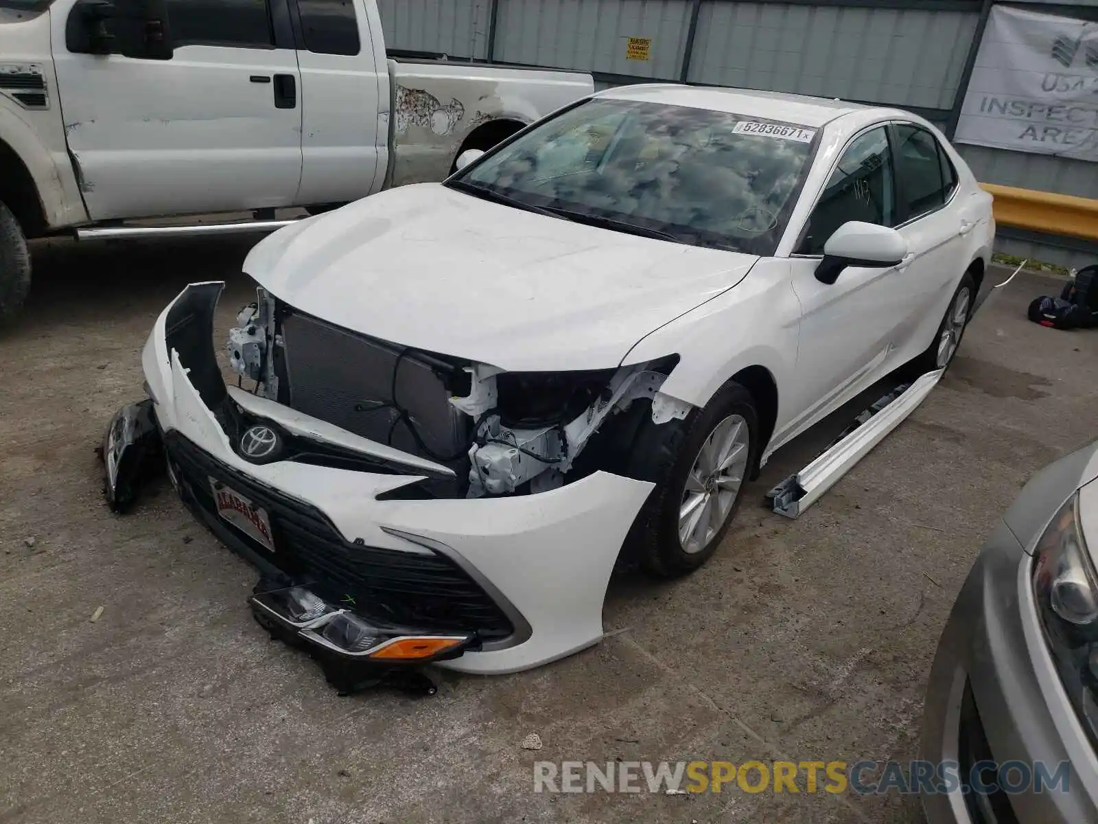 2 Photograph of a damaged car 4T1C11AK9MU584750 TOYOTA CAMRY 2021