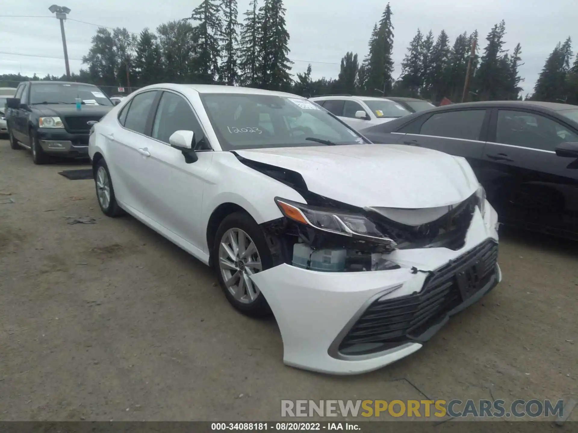 1 Photograph of a damaged car 4T1C11AK9MU592329 TOYOTA CAMRY 2021