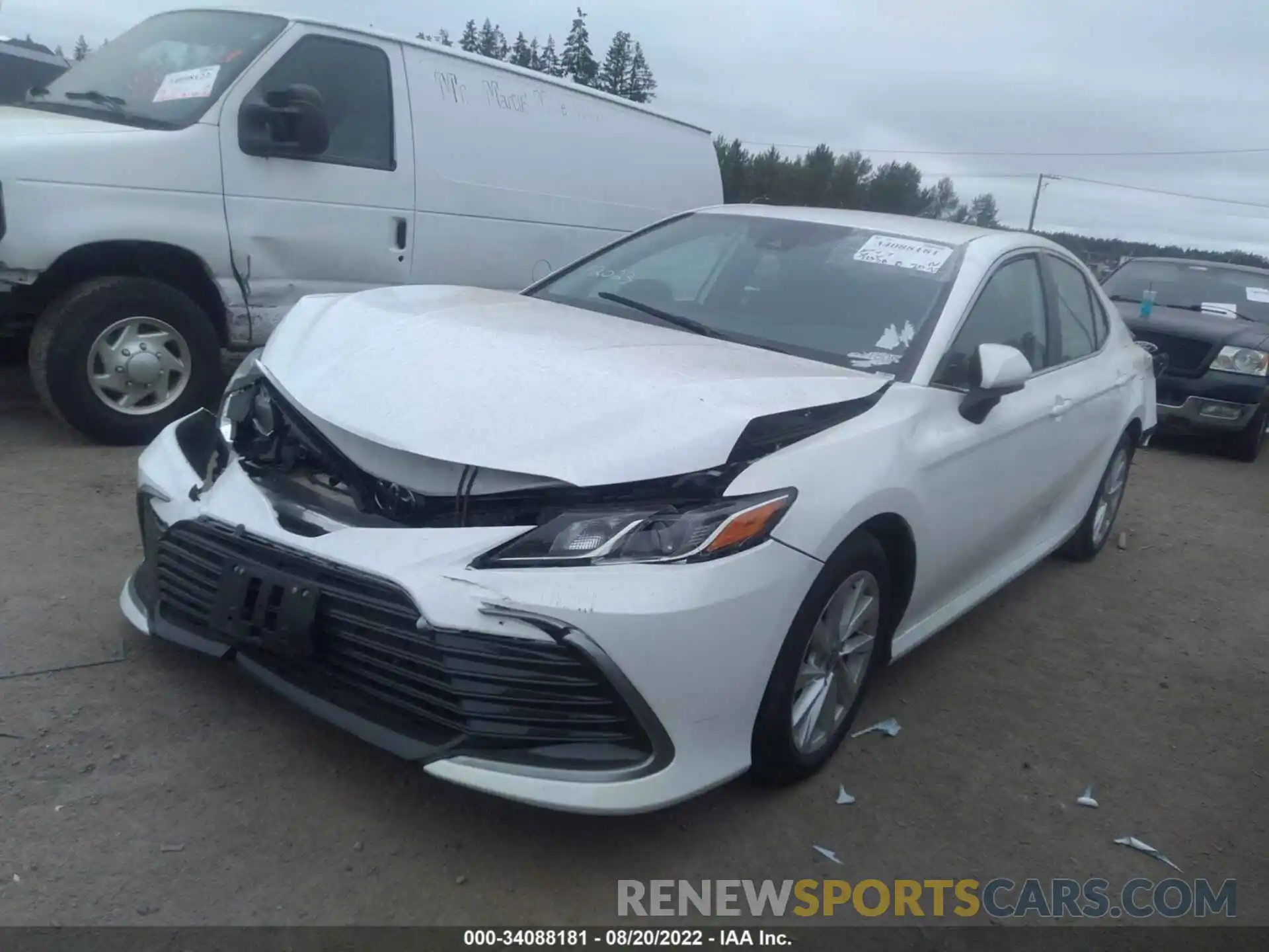 2 Photograph of a damaged car 4T1C11AK9MU592329 TOYOTA CAMRY 2021