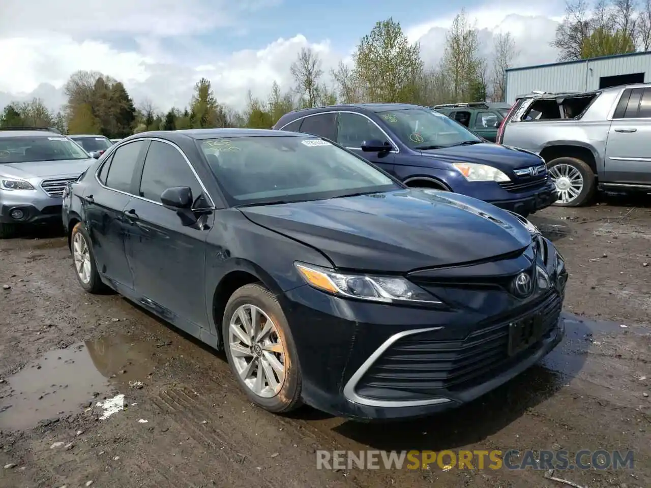 1 Photograph of a damaged car 4T1C11AK9MU594307 TOYOTA CAMRY 2021