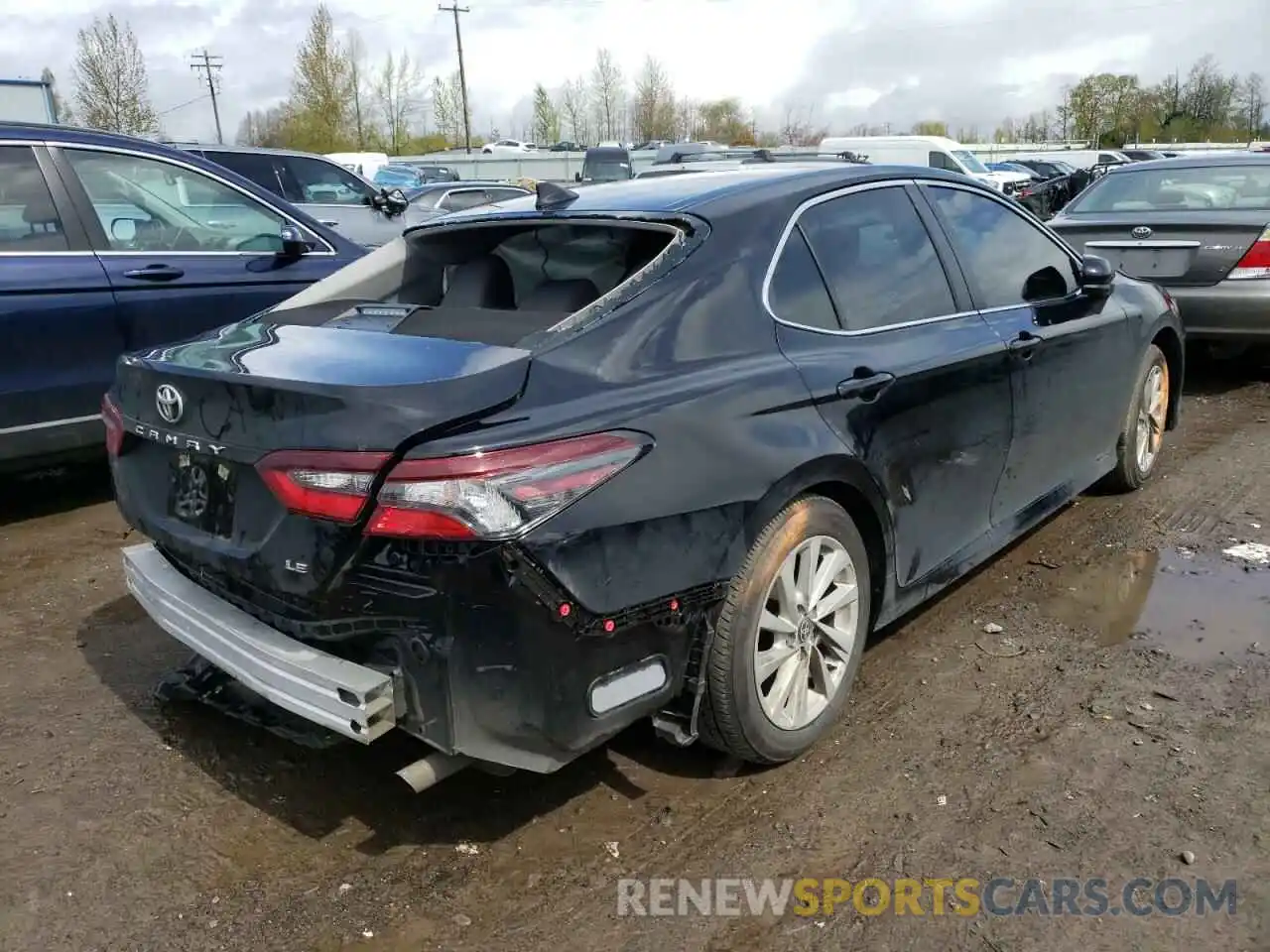 4 Photograph of a damaged car 4T1C11AK9MU594307 TOYOTA CAMRY 2021