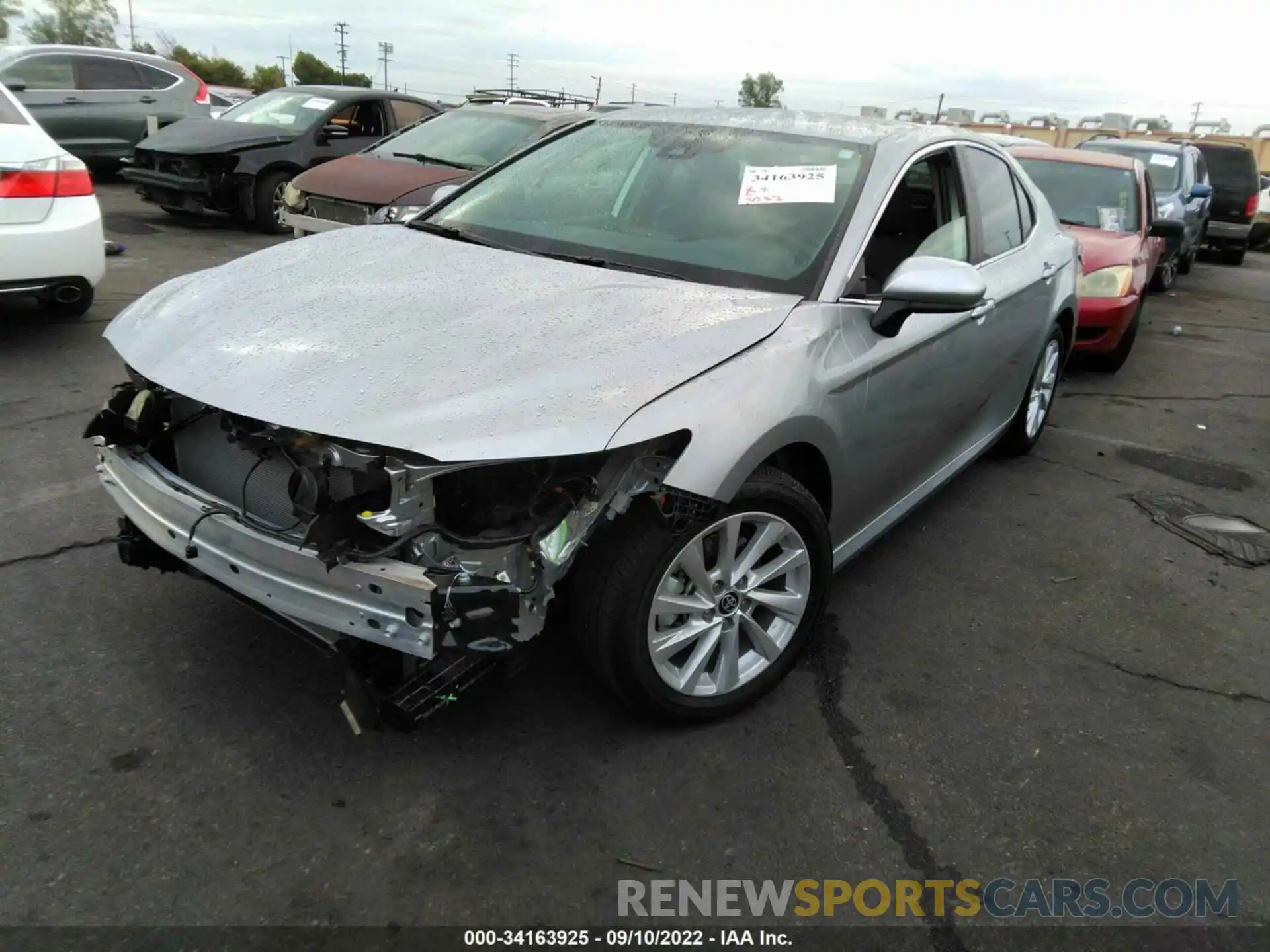 2 Photograph of a damaged car 4T1C11AK9MU604169 TOYOTA CAMRY 2021