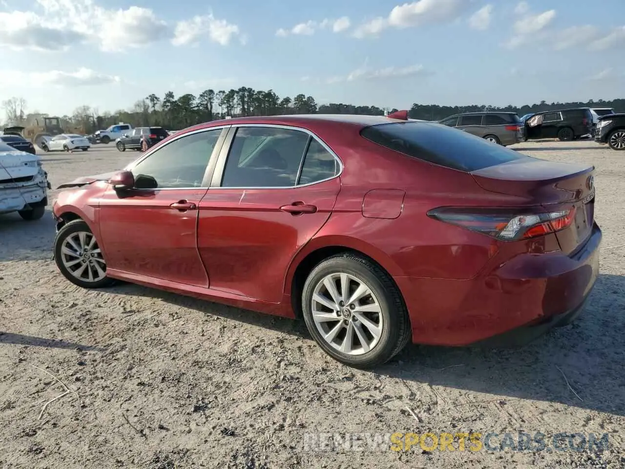 2 Photograph of a damaged car 4T1C11AKXMU406300 TOYOTA CAMRY 2021