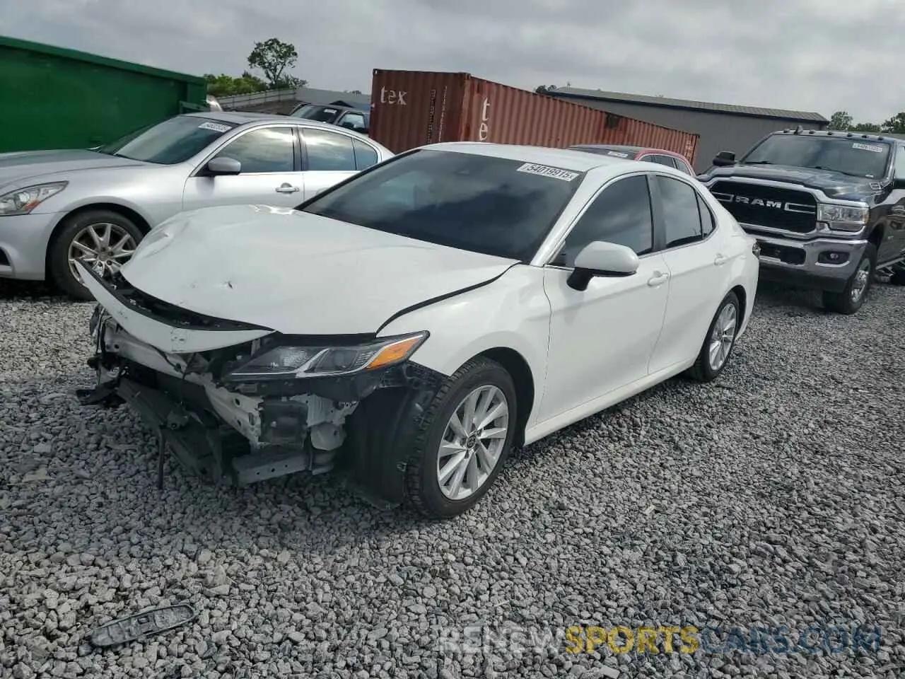 1 Photograph of a damaged car 4T1C11AKXMU407494 TOYOTA CAMRY 2021