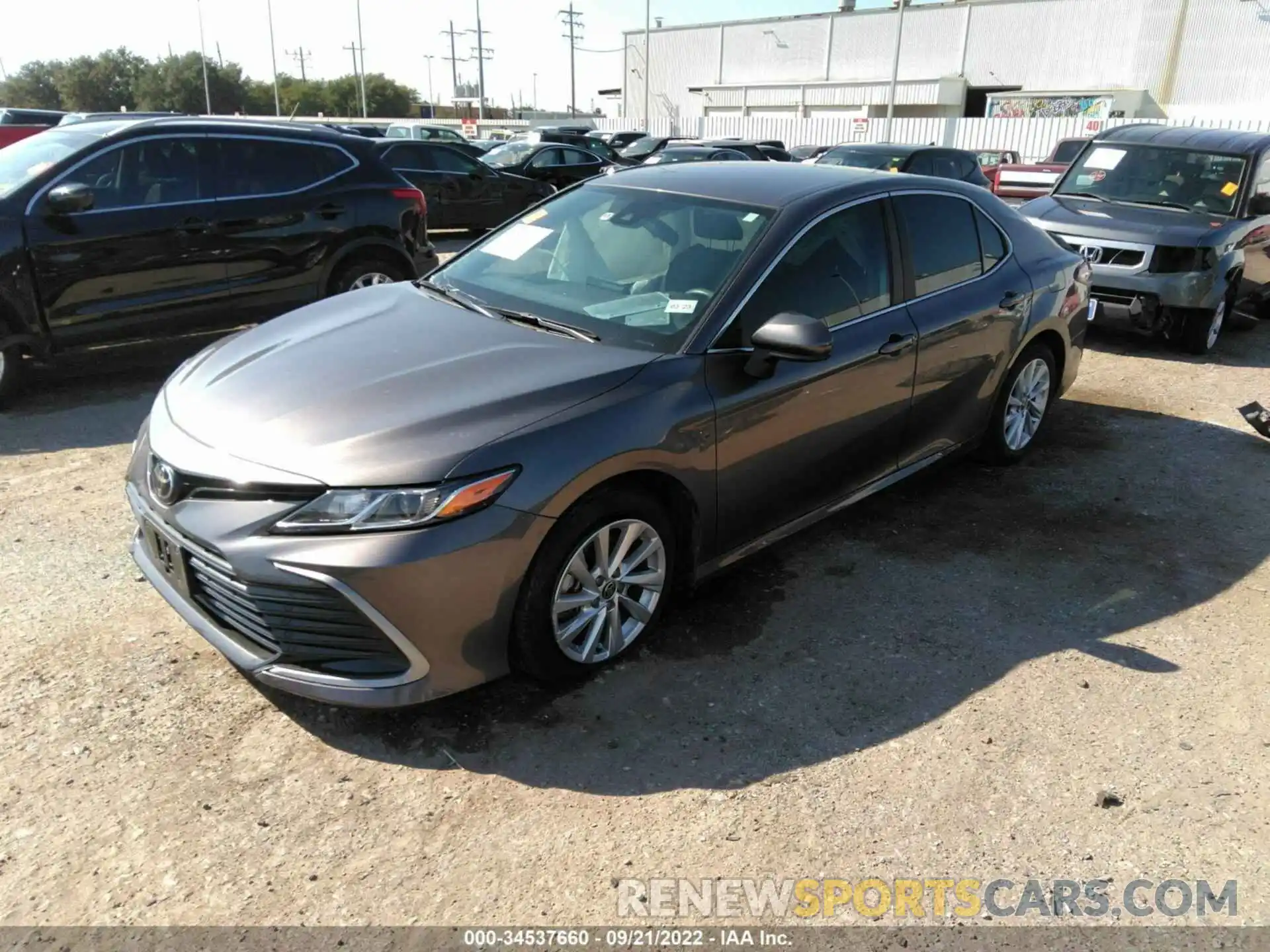 2 Photograph of a damaged car 4T1C11AKXMU440978 TOYOTA CAMRY 2021