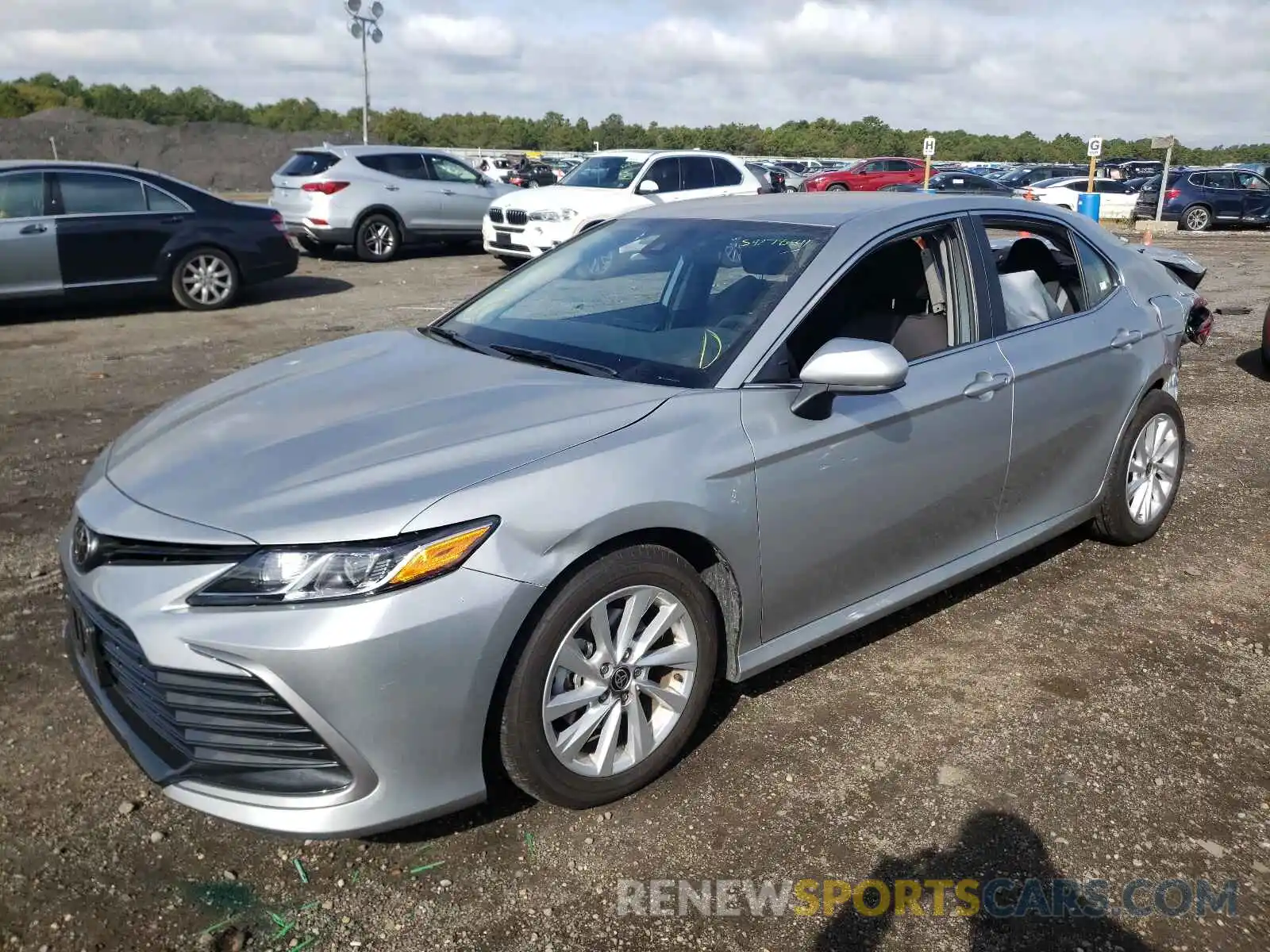 2 Photograph of a damaged car 4T1C11AKXMU445792 TOYOTA CAMRY 2021