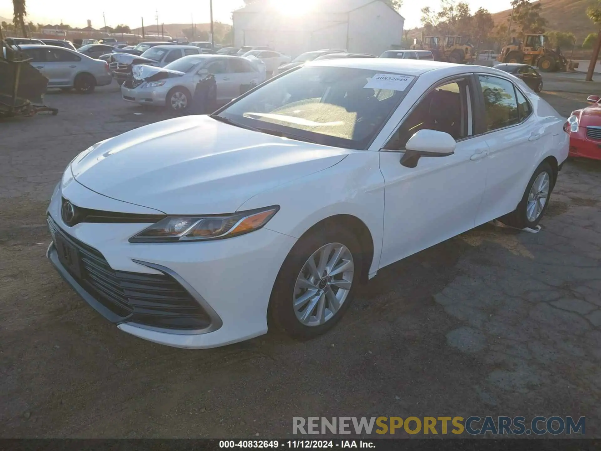 2 Photograph of a damaged car 4T1C11AKXMU453066 TOYOTA CAMRY 2021