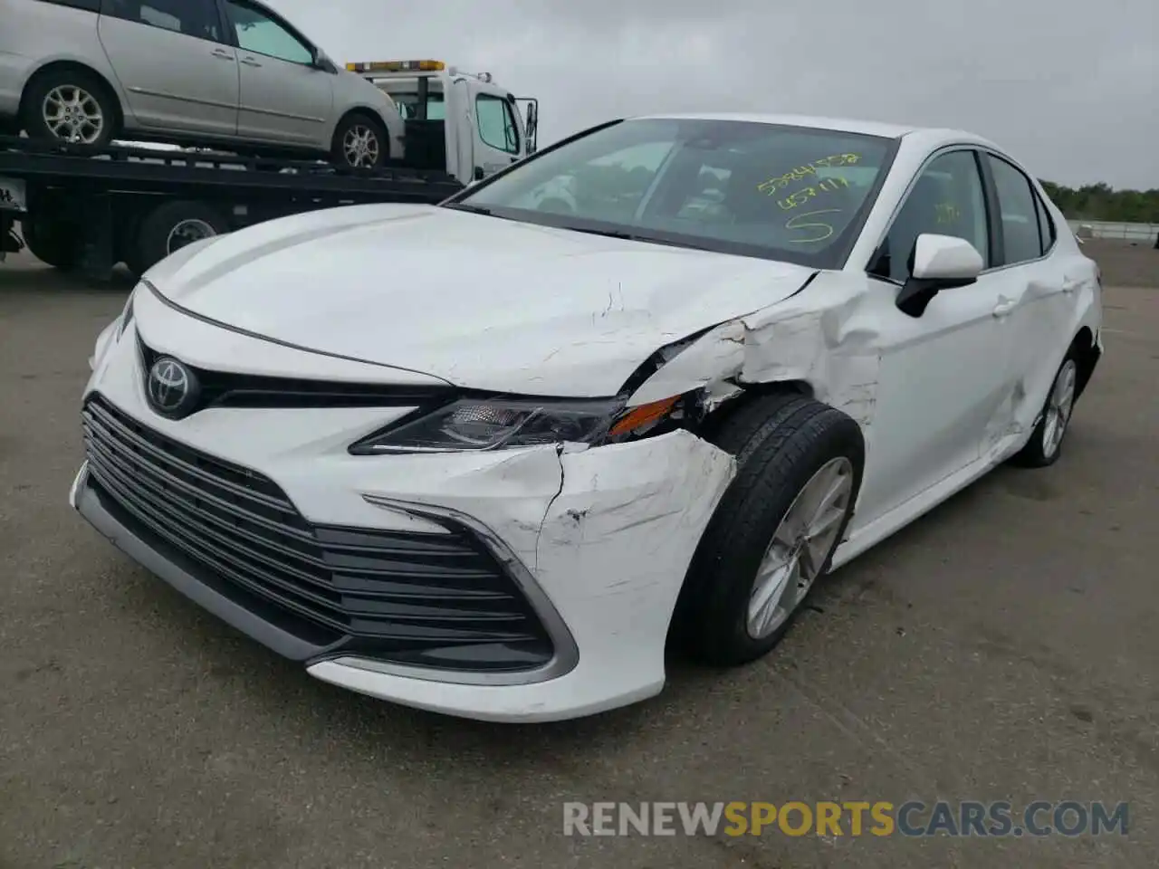 2 Photograph of a damaged car 4T1C11AKXMU457117 TOYOTA CAMRY 2021