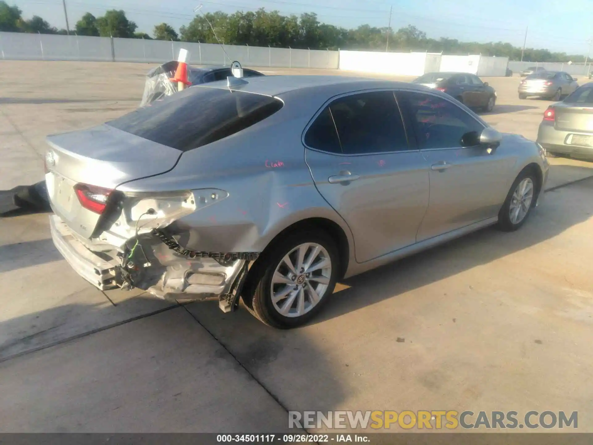 4 Photograph of a damaged car 4T1C11AKXMU458297 TOYOTA CAMRY 2021