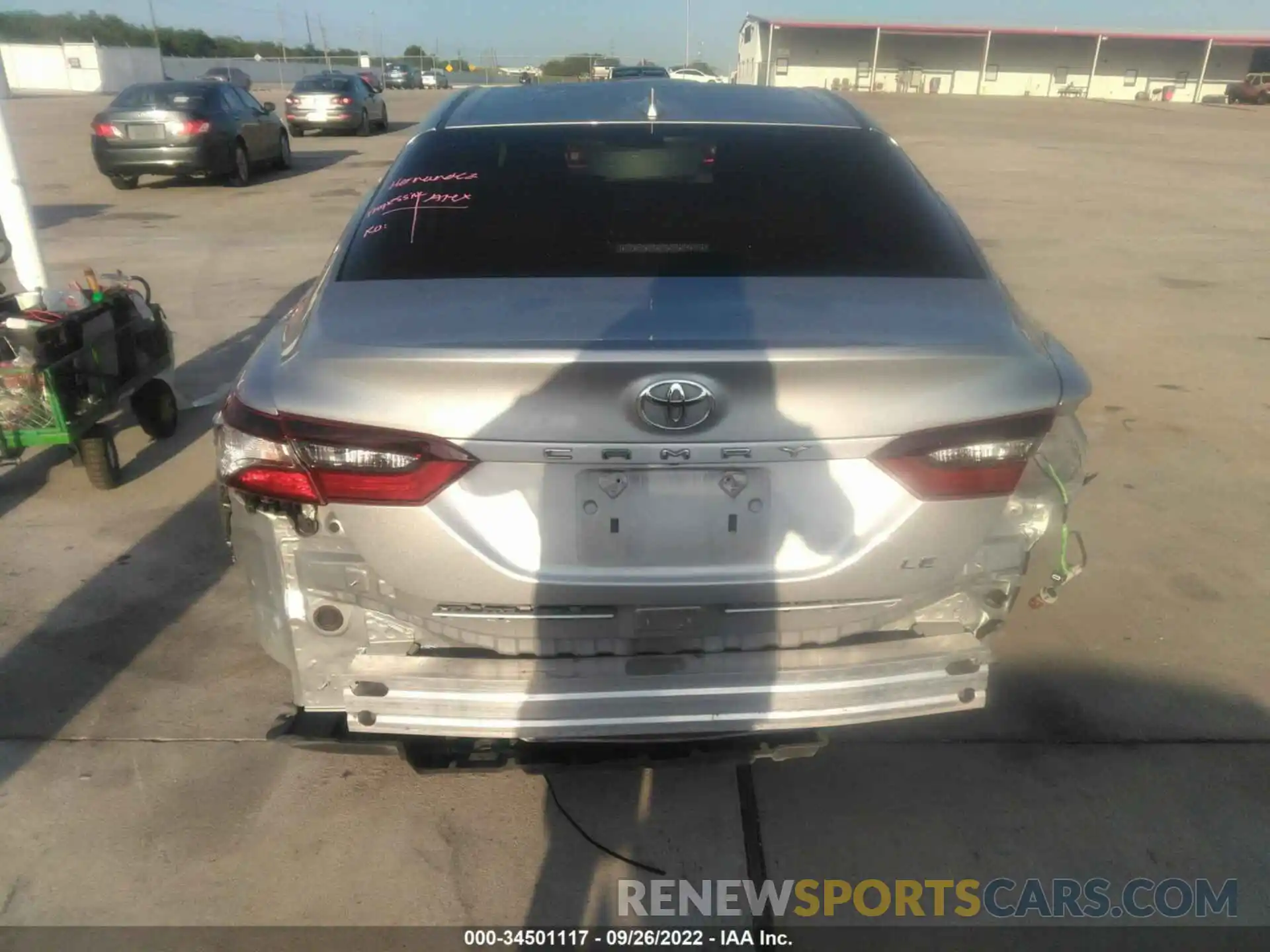 6 Photograph of a damaged car 4T1C11AKXMU458297 TOYOTA CAMRY 2021