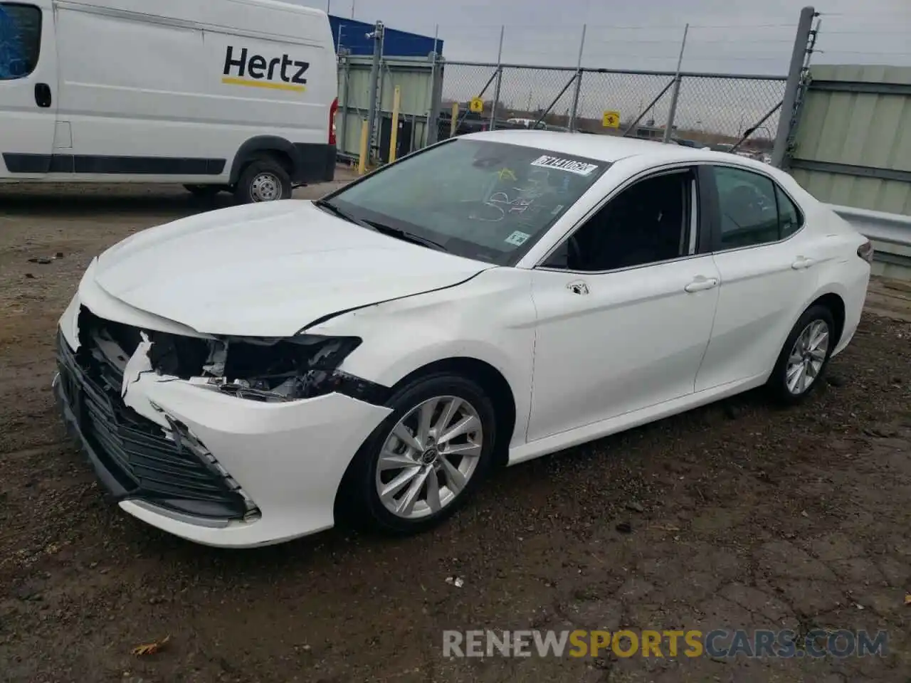 1 Photograph of a damaged car 4T1C11AKXMU467484 TOYOTA CAMRY 2021