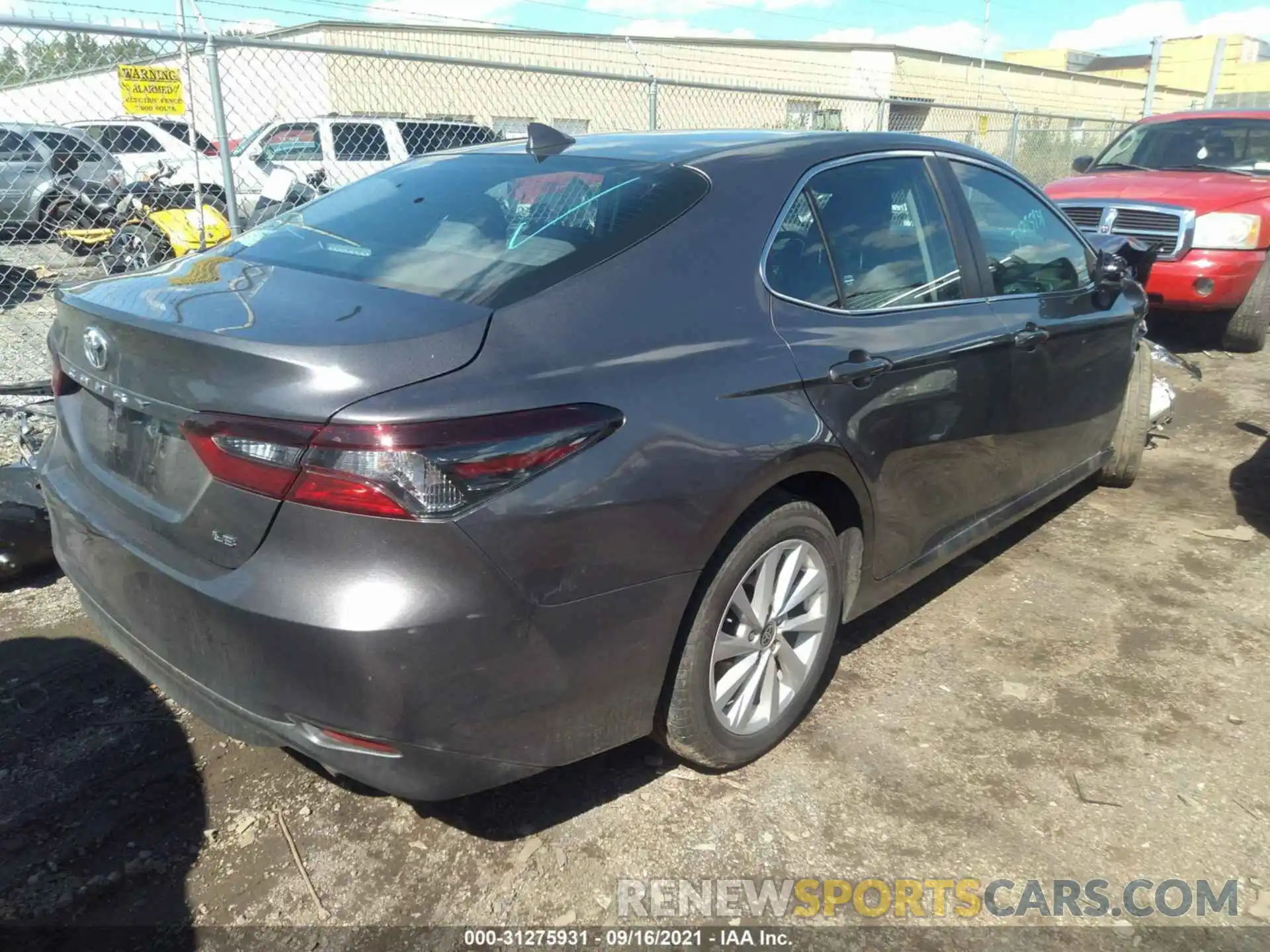 4 Photograph of a damaged car 4T1C11AKXMU494684 TOYOTA CAMRY 2021