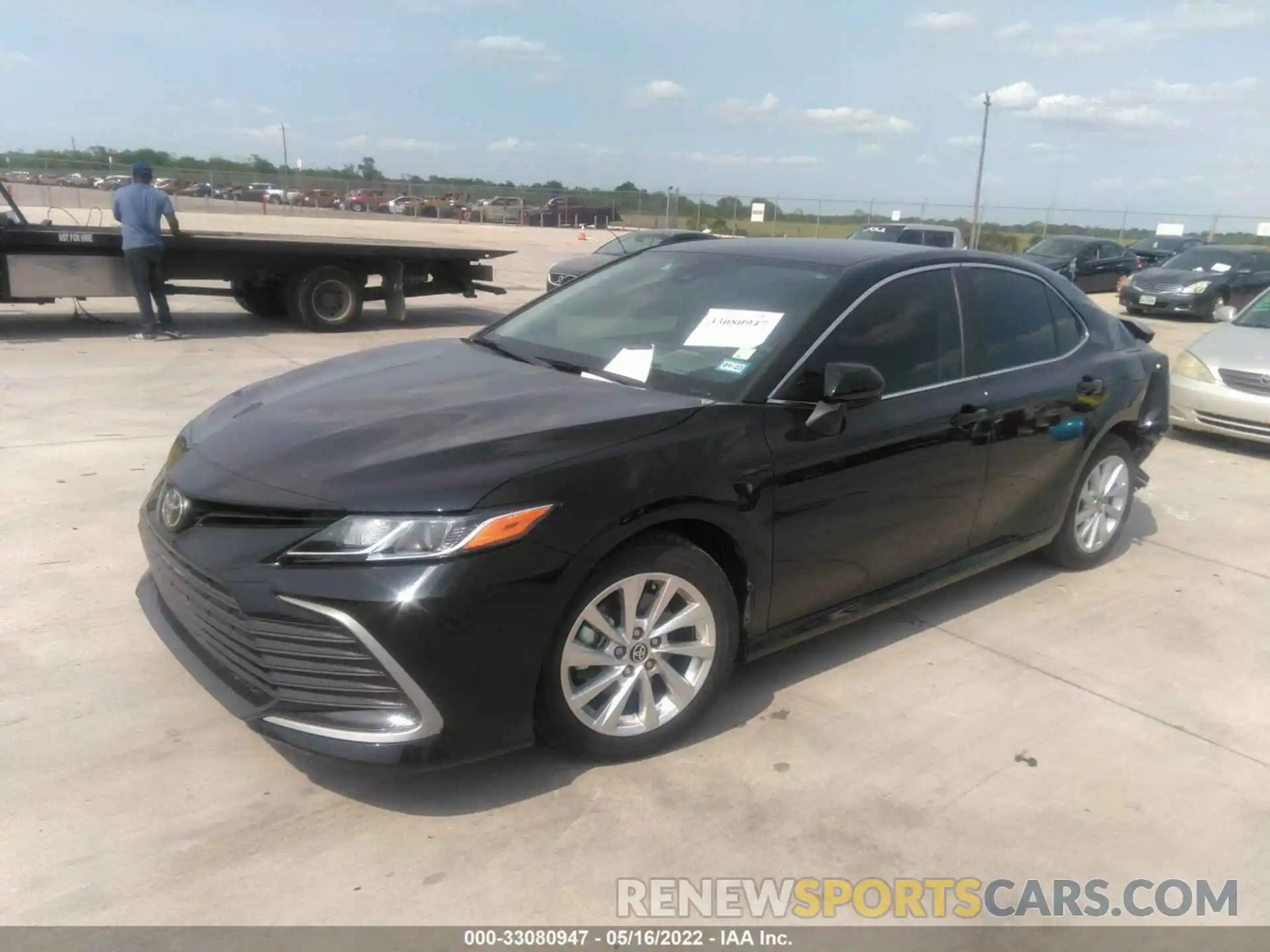 2 Photograph of a damaged car 4T1C11AKXMU520541 TOYOTA CAMRY 2021