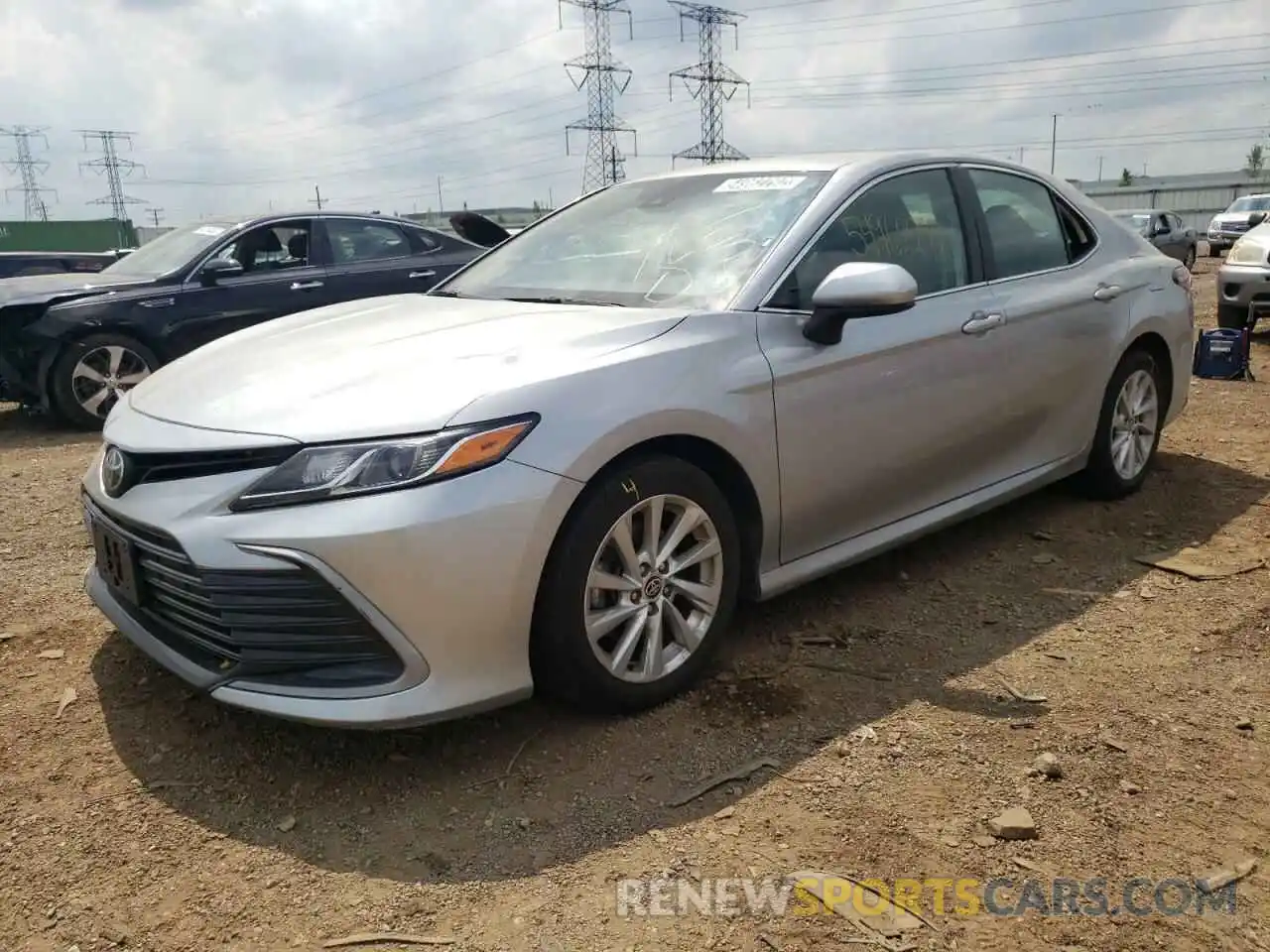 2 Photograph of a damaged car 4T1C11AKXMU522757 TOYOTA CAMRY 2021