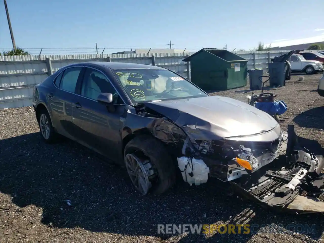 1 Photograph of a damaged car 4T1C11AKXMU530793 TOYOTA CAMRY 2021