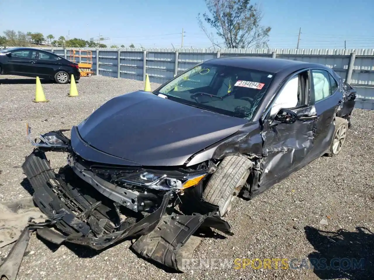 2 Photograph of a damaged car 4T1C11AKXMU530793 TOYOTA CAMRY 2021