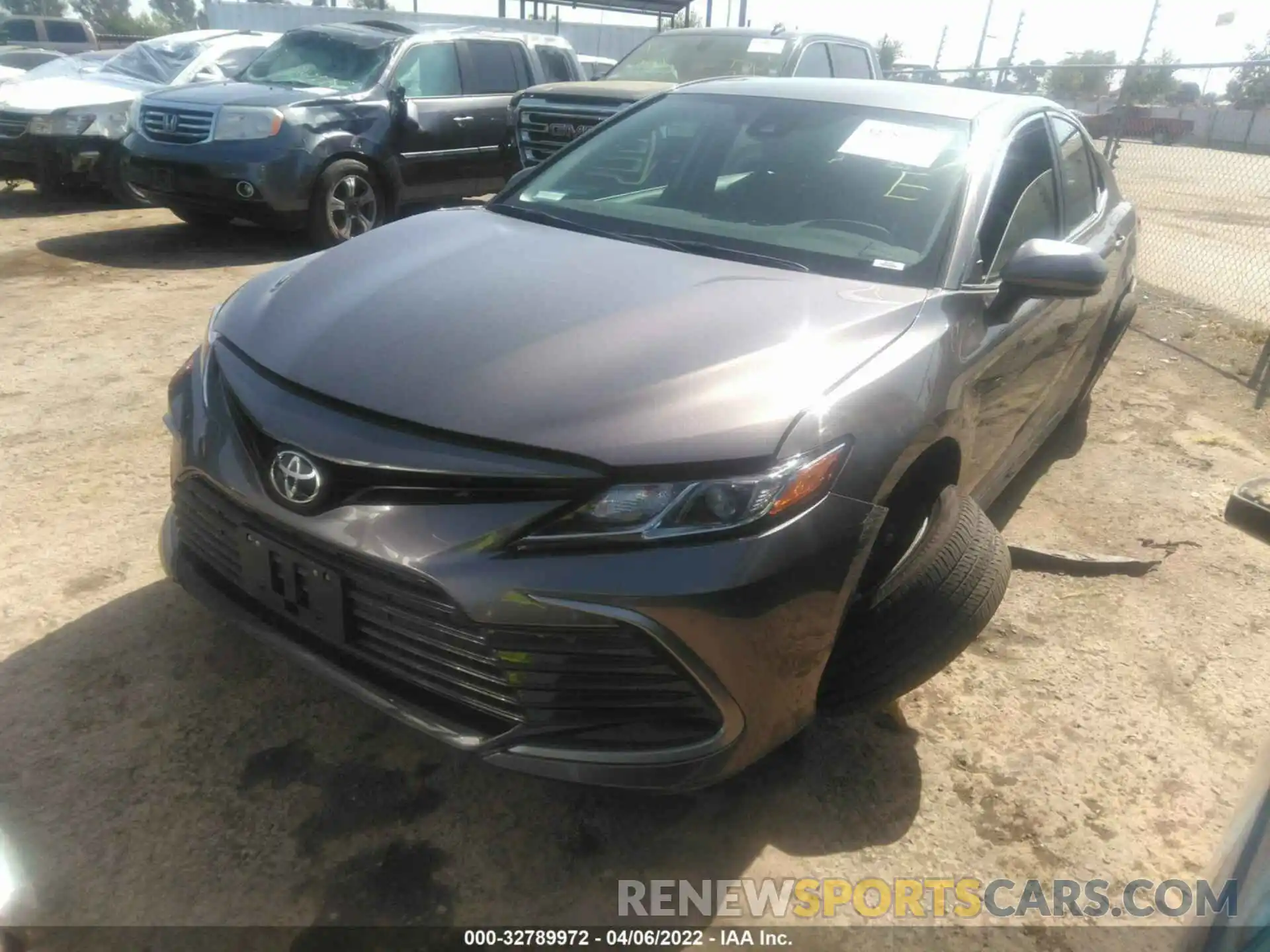 2 Photograph of a damaged car 4T1C11AKXMU554561 TOYOTA CAMRY 2021