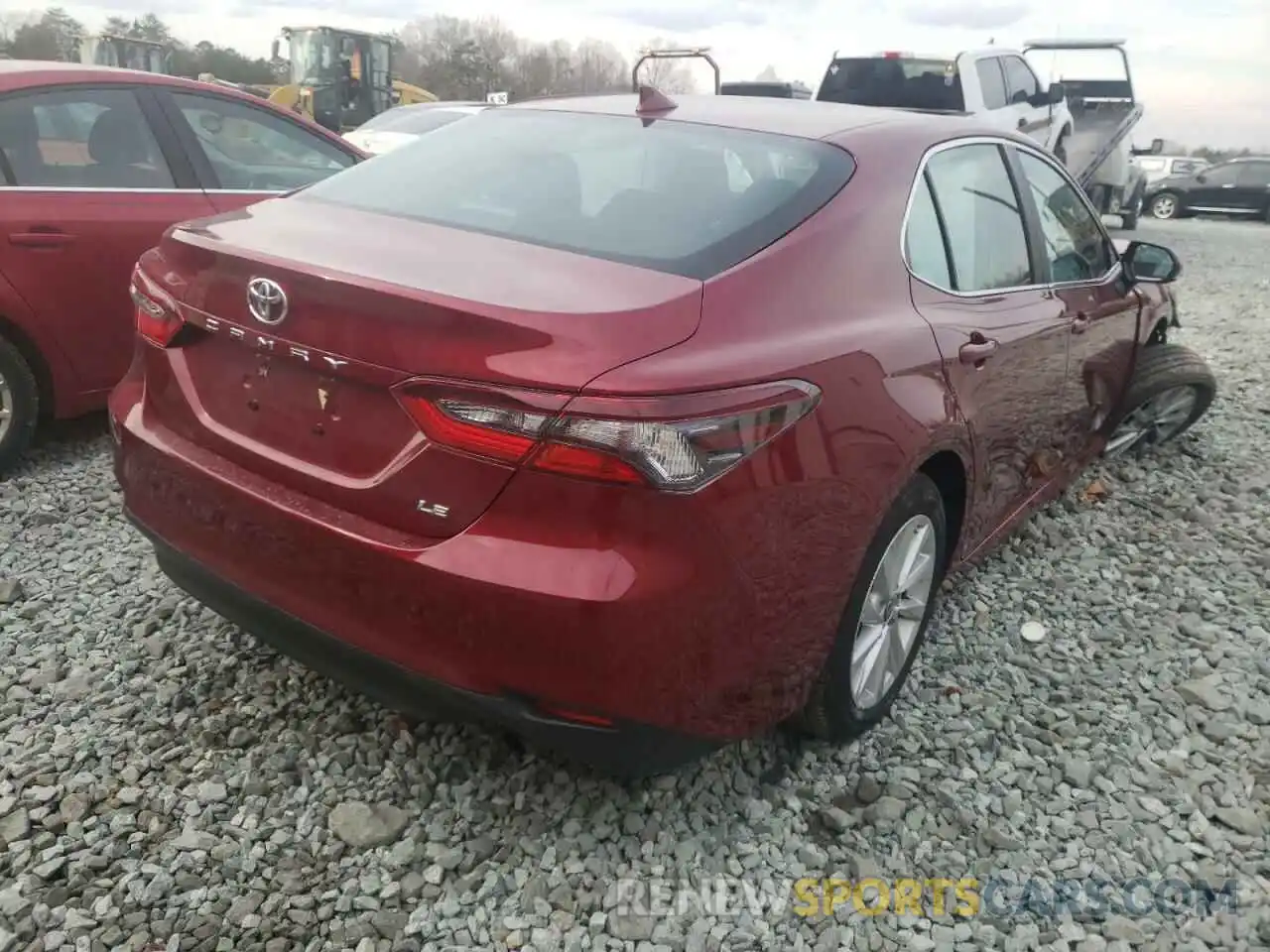 4 Photograph of a damaged car 4T1C11AKXMU574812 TOYOTA CAMRY 2021