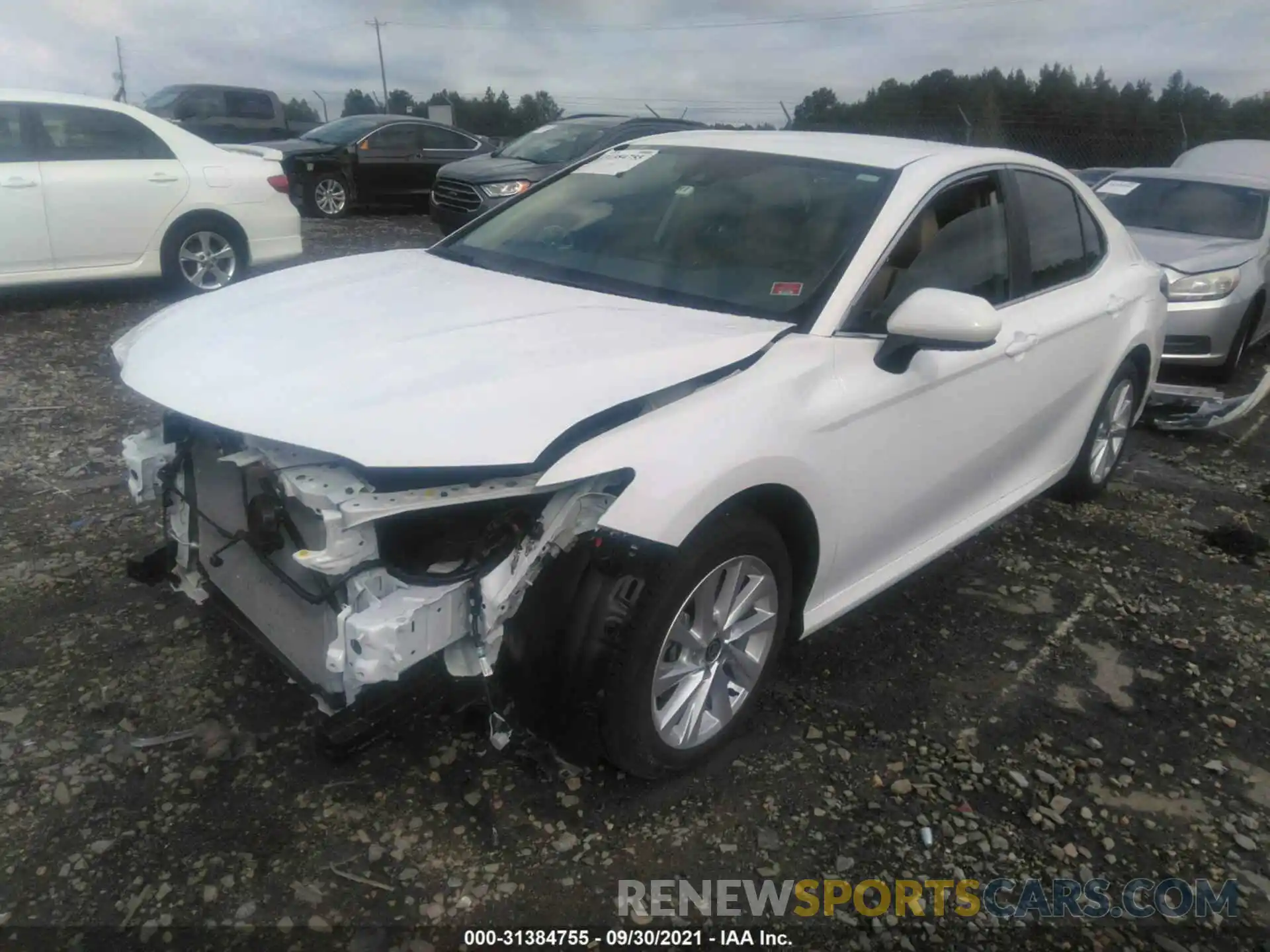 2 Photograph of a damaged car 4T1C11AKXMU575300 TOYOTA CAMRY 2021