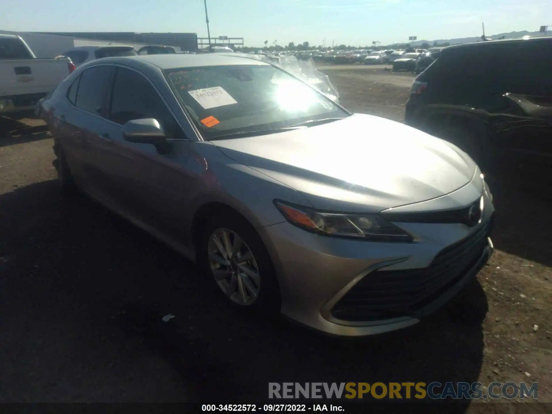 1 Photograph of a damaged car 4T1C11AKXMU577970 TOYOTA CAMRY 2021