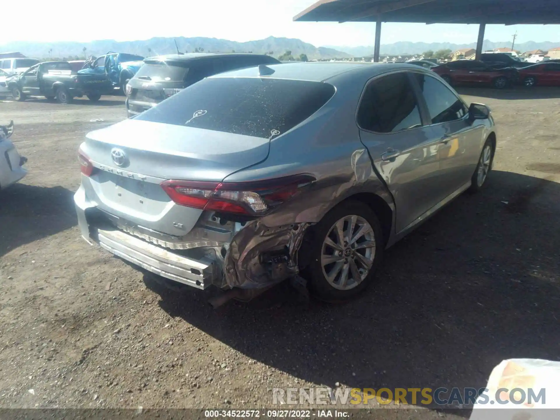 4 Photograph of a damaged car 4T1C11AKXMU577970 TOYOTA CAMRY 2021