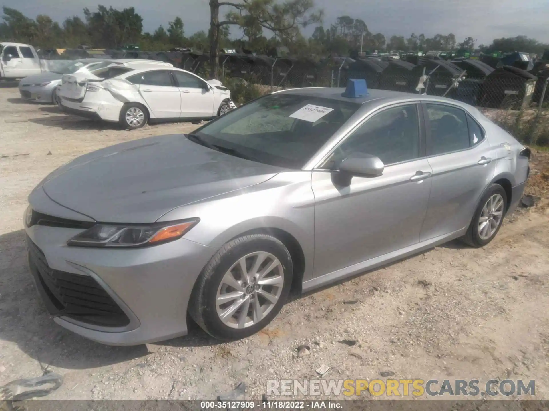 2 Photograph of a damaged car 4T1C11AKXMU580125 TOYOTA CAMRY 2021