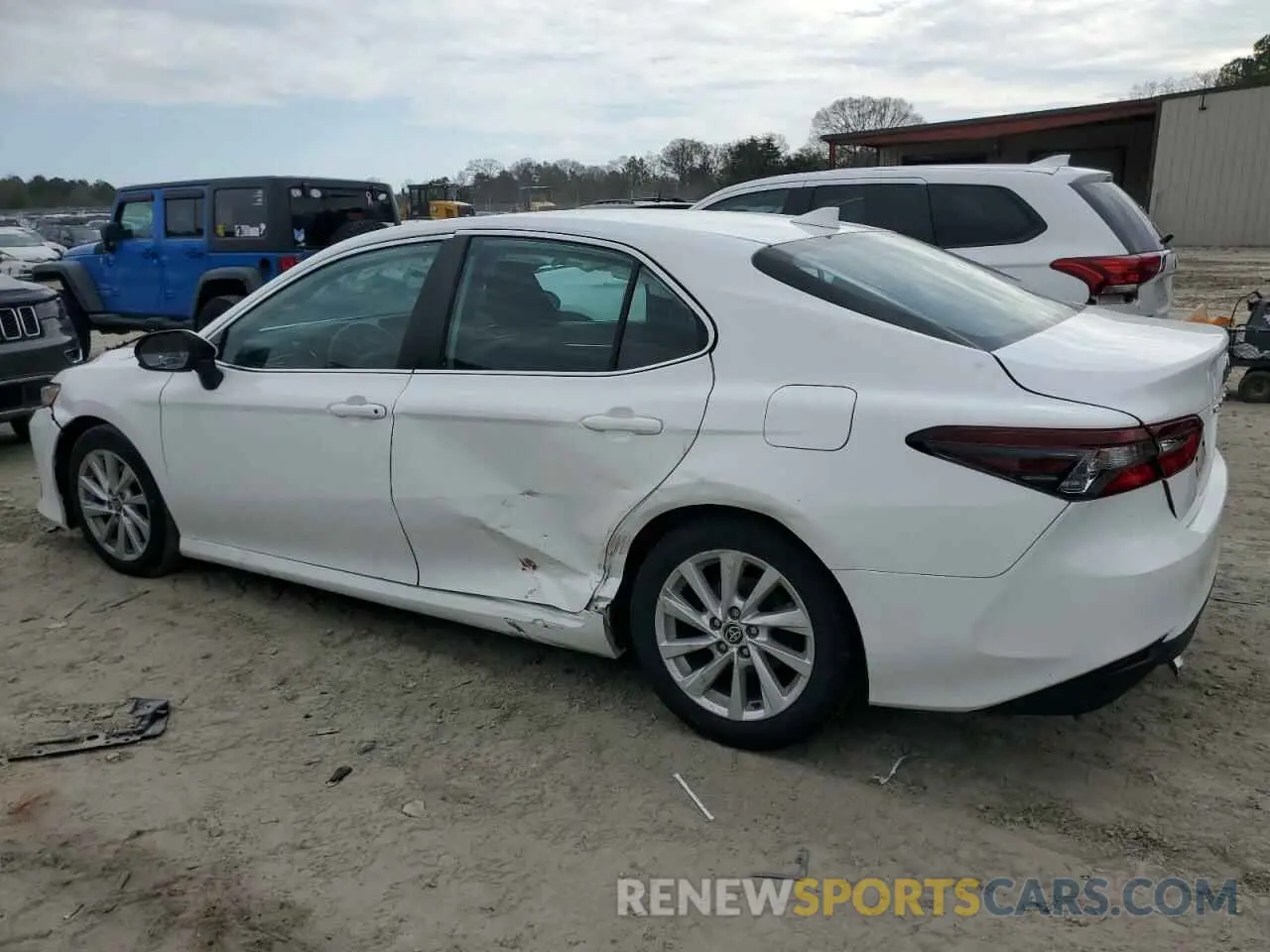 2 Photograph of a damaged car 4T1C11AKXMU590010 TOYOTA CAMRY 2021