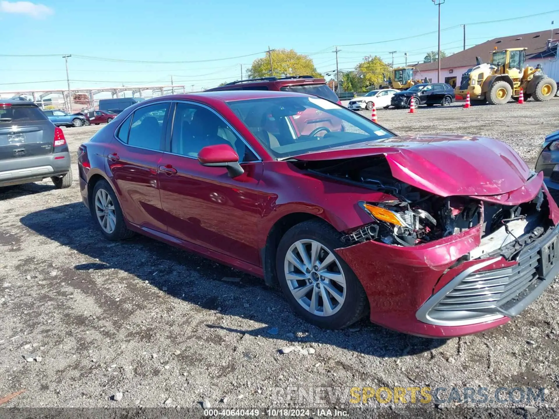 1 Photograph of a damaged car 4T1C11BK0MU020953 TOYOTA CAMRY 2021