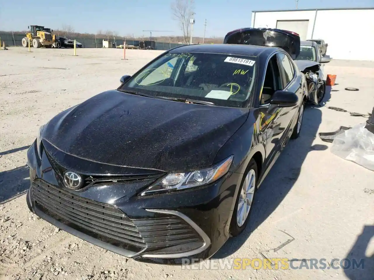 2 Photograph of a damaged car 4T1C11BK0MU031841 TOYOTA CAMRY 2021