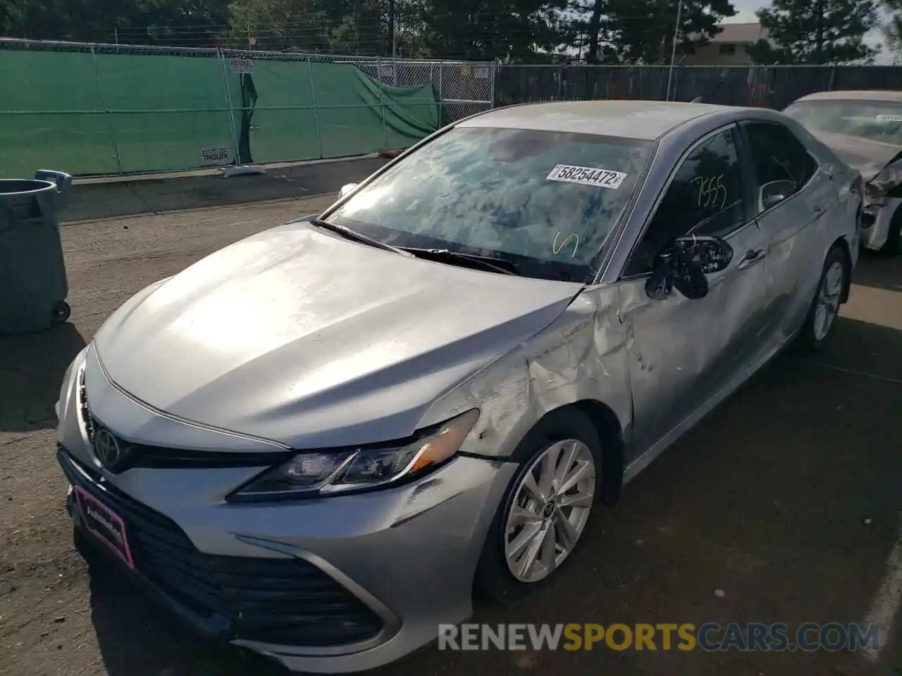 2 Photograph of a damaged car 4T1C11BK0MU032326 TOYOTA CAMRY 2021