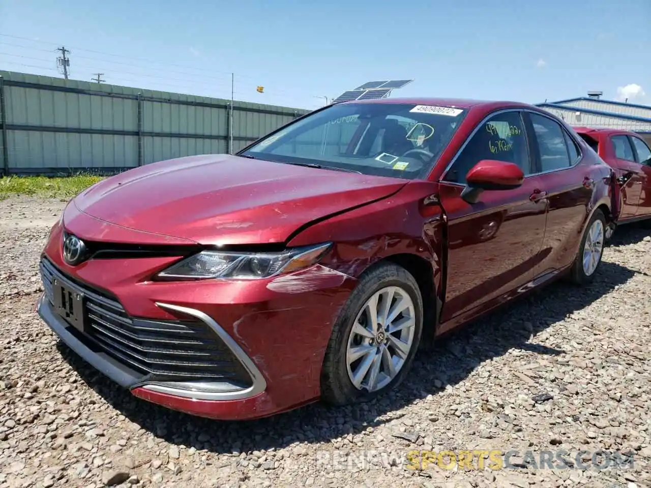 2 Photograph of a damaged car 4T1C11BK1MU031234 TOYOTA CAMRY 2021