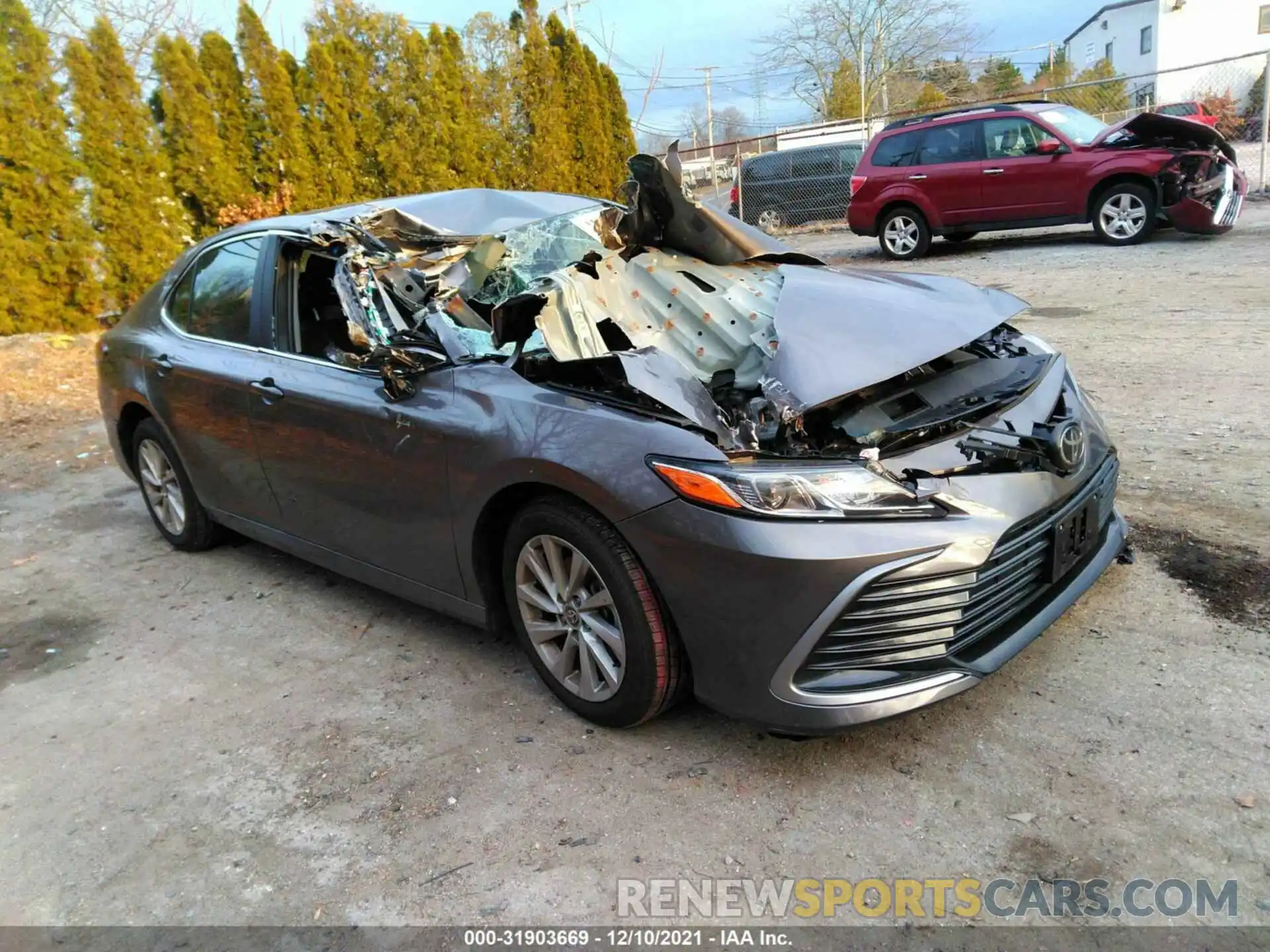 1 Photograph of a damaged car 4T1C11BK2MU034238 TOYOTA CAMRY 2021