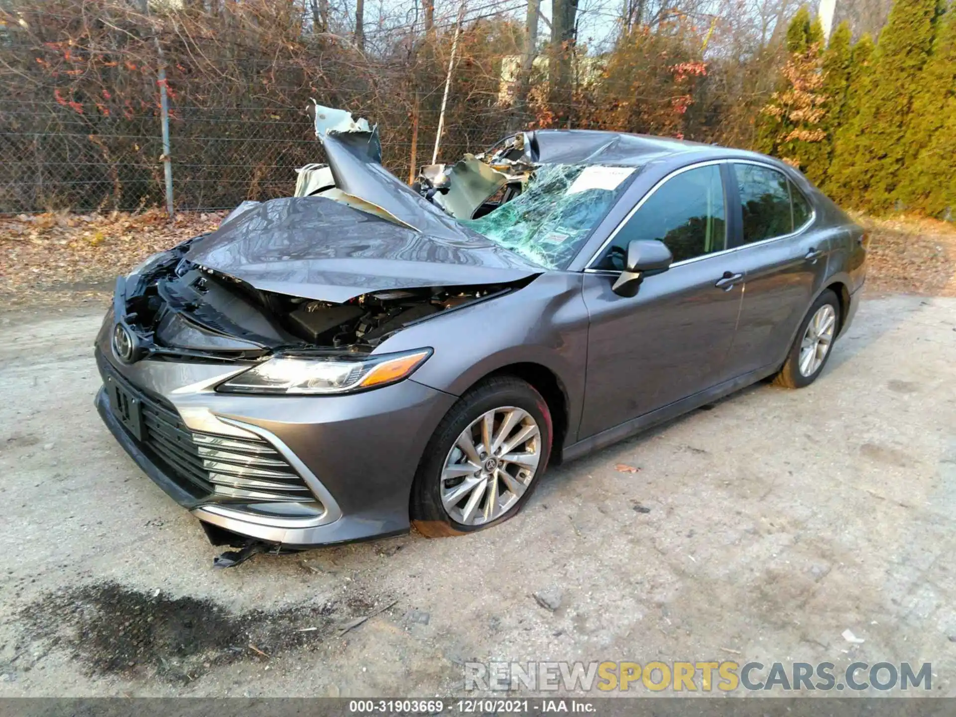 2 Photograph of a damaged car 4T1C11BK2MU034238 TOYOTA CAMRY 2021