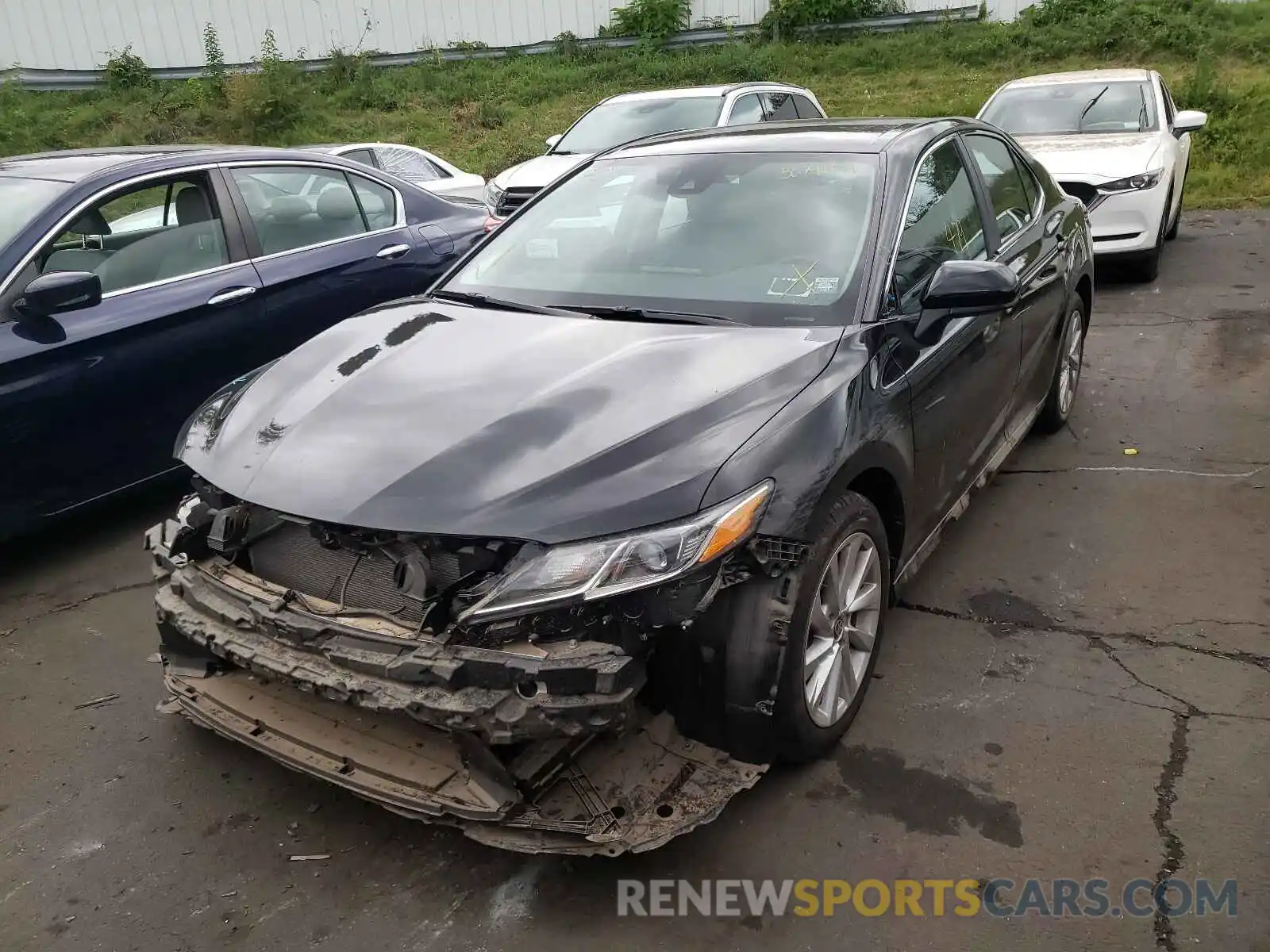 2 Photograph of a damaged car 4T1C11BK9MU029506 TOYOTA CAMRY 2021