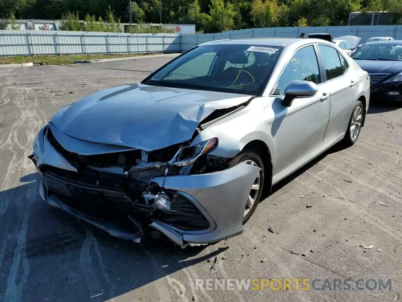 2 Photograph of a damaged car 4T1C11BK9MU037721 TOYOTA CAMRY 2021