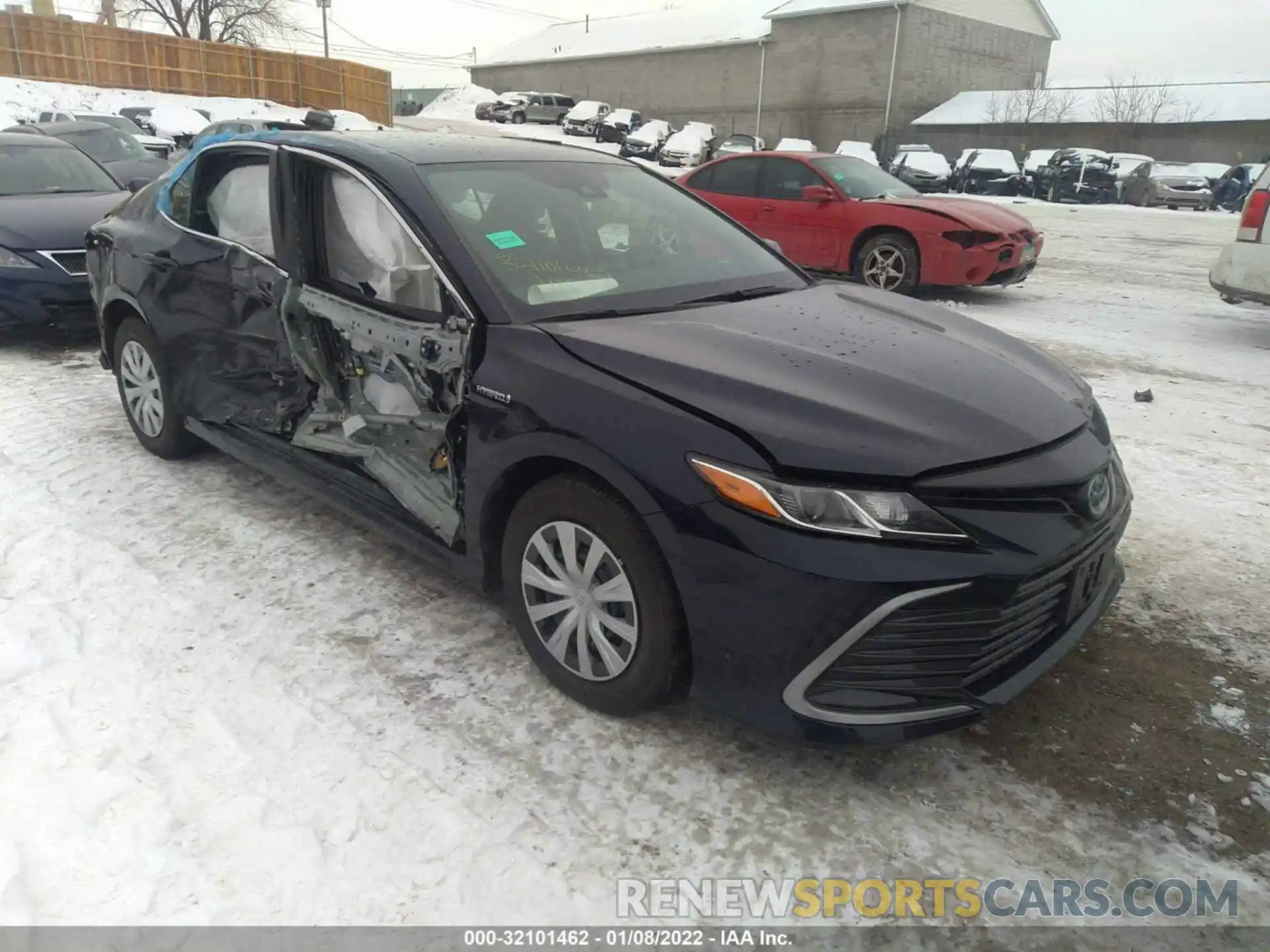 1 Photograph of a damaged car 4T1C31AK0MU031141 TOYOTA CAMRY 2021