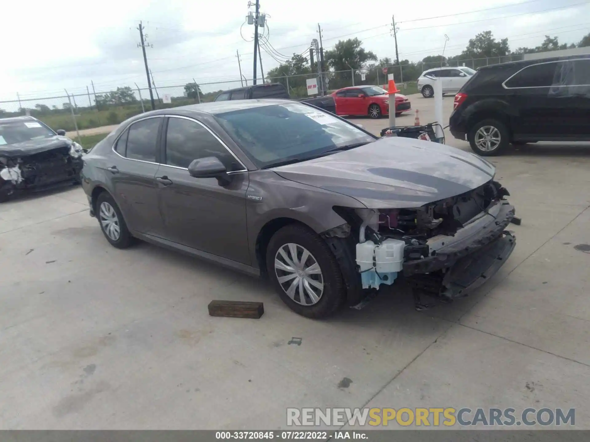 1 Photograph of a damaged car 4T1C31AK0MU549072 TOYOTA CAMRY 2021