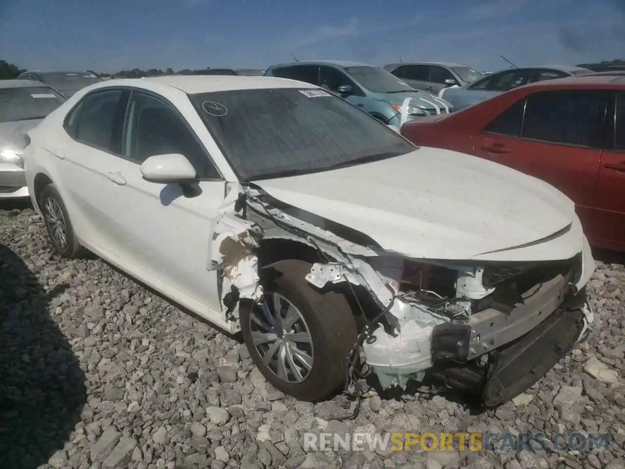 1 Photograph of a damaged car 4T1C31AK0MU564154 TOYOTA CAMRY 2021