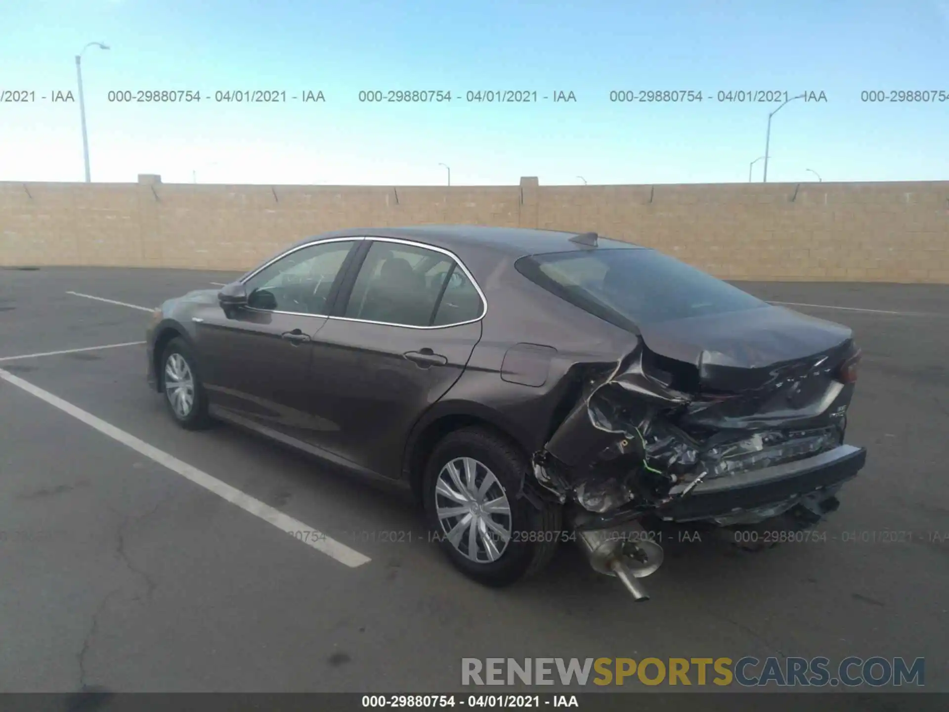 3 Photograph of a damaged car 4T1C31AK1MU024506 TOYOTA CAMRY 2021