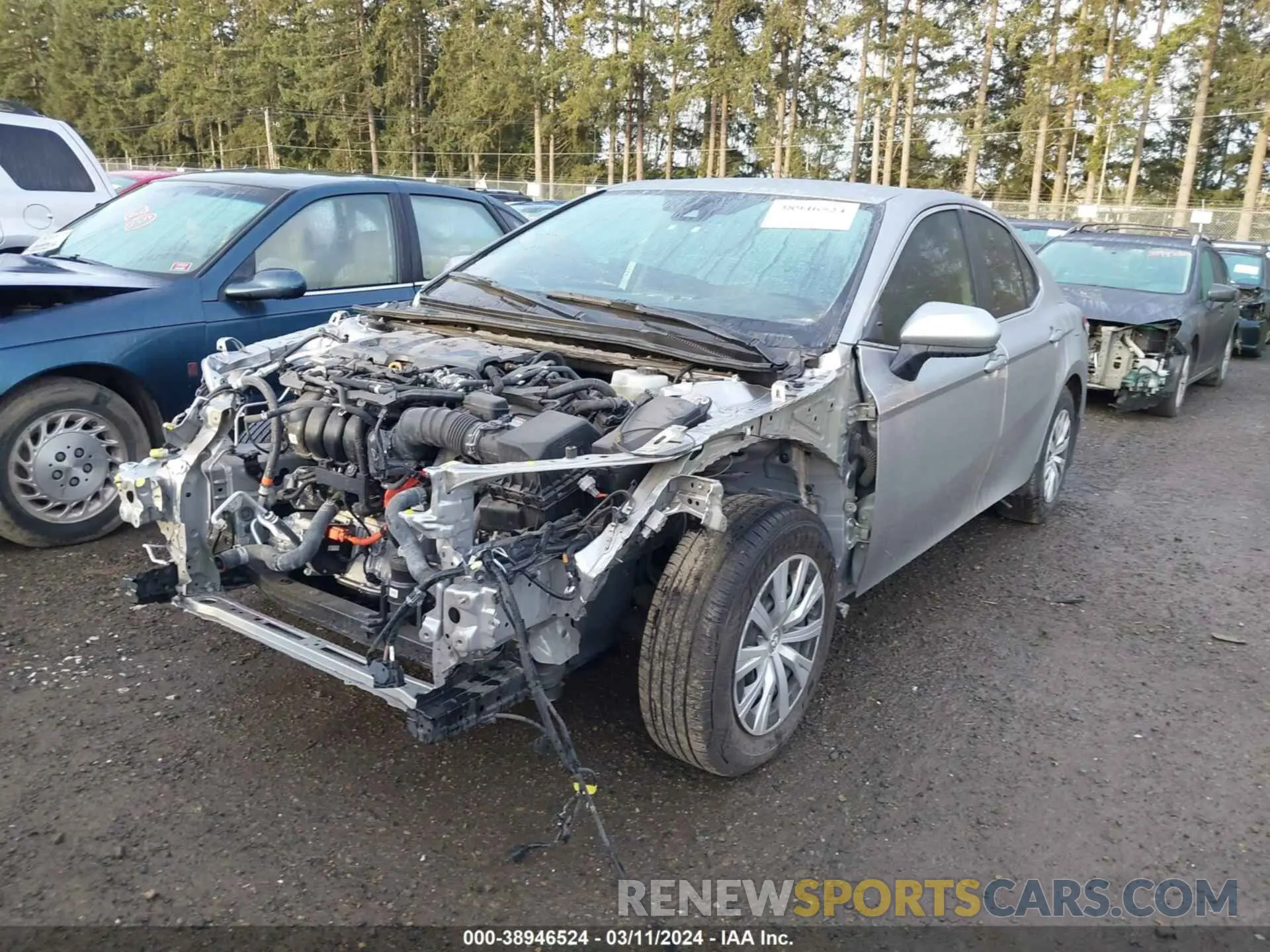 2 Photograph of a damaged car 4T1C31AK1MU553258 TOYOTA CAMRY 2021