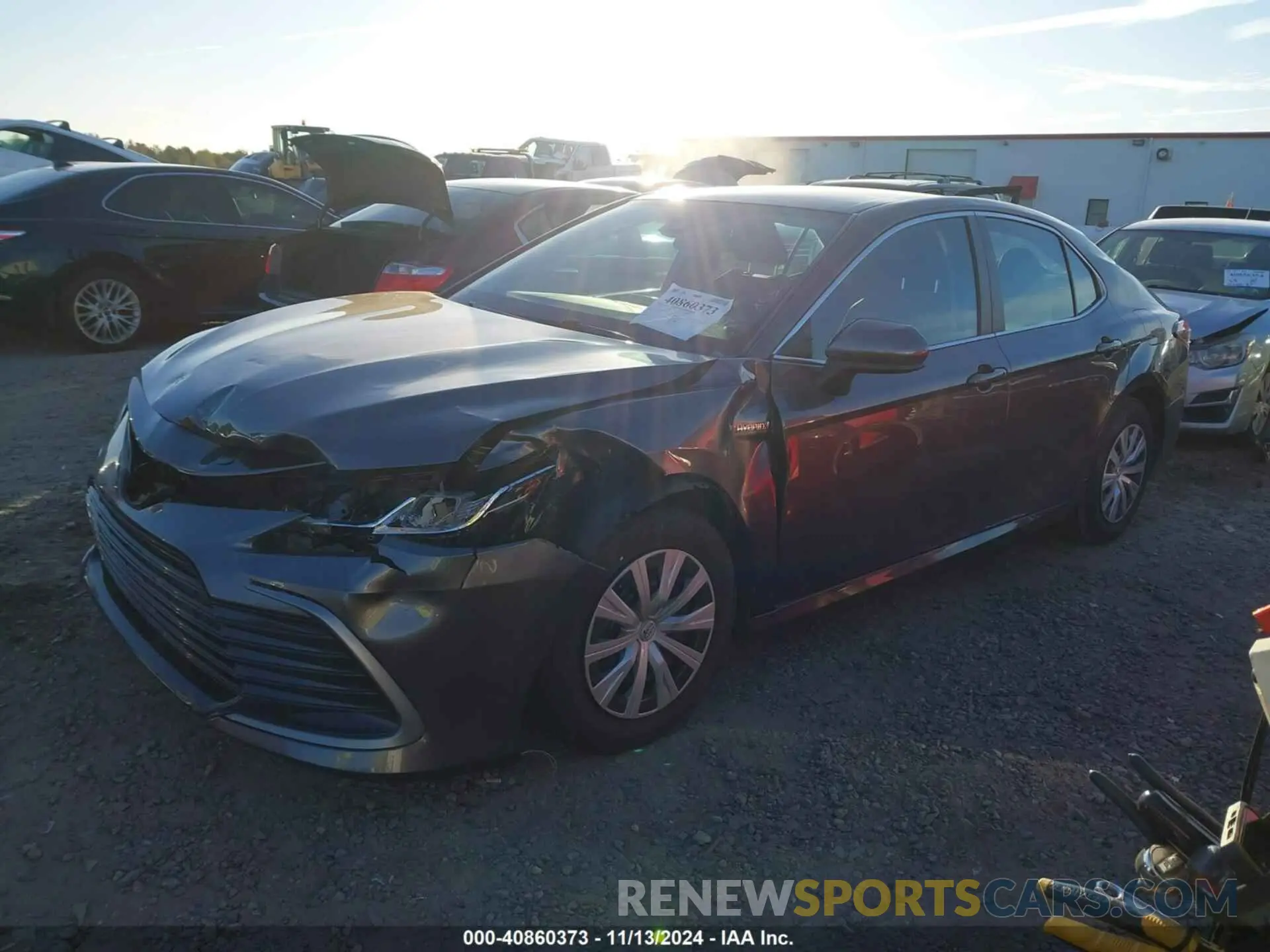 2 Photograph of a damaged car 4T1C31AK1MU555589 TOYOTA CAMRY 2021