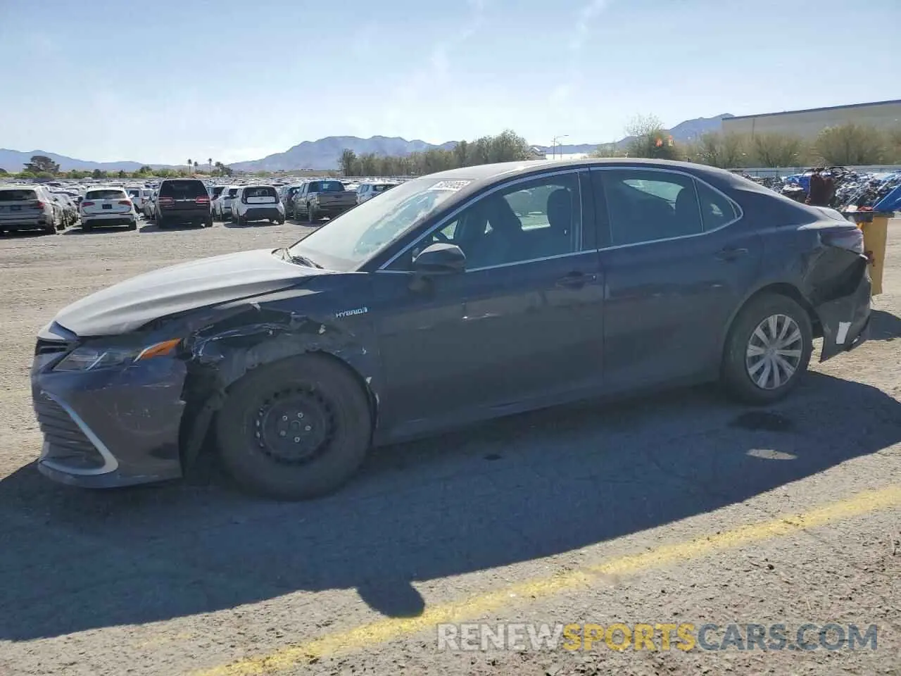 1 Photograph of a damaged car 4T1C31AK1MU559304 TOYOTA CAMRY 2021