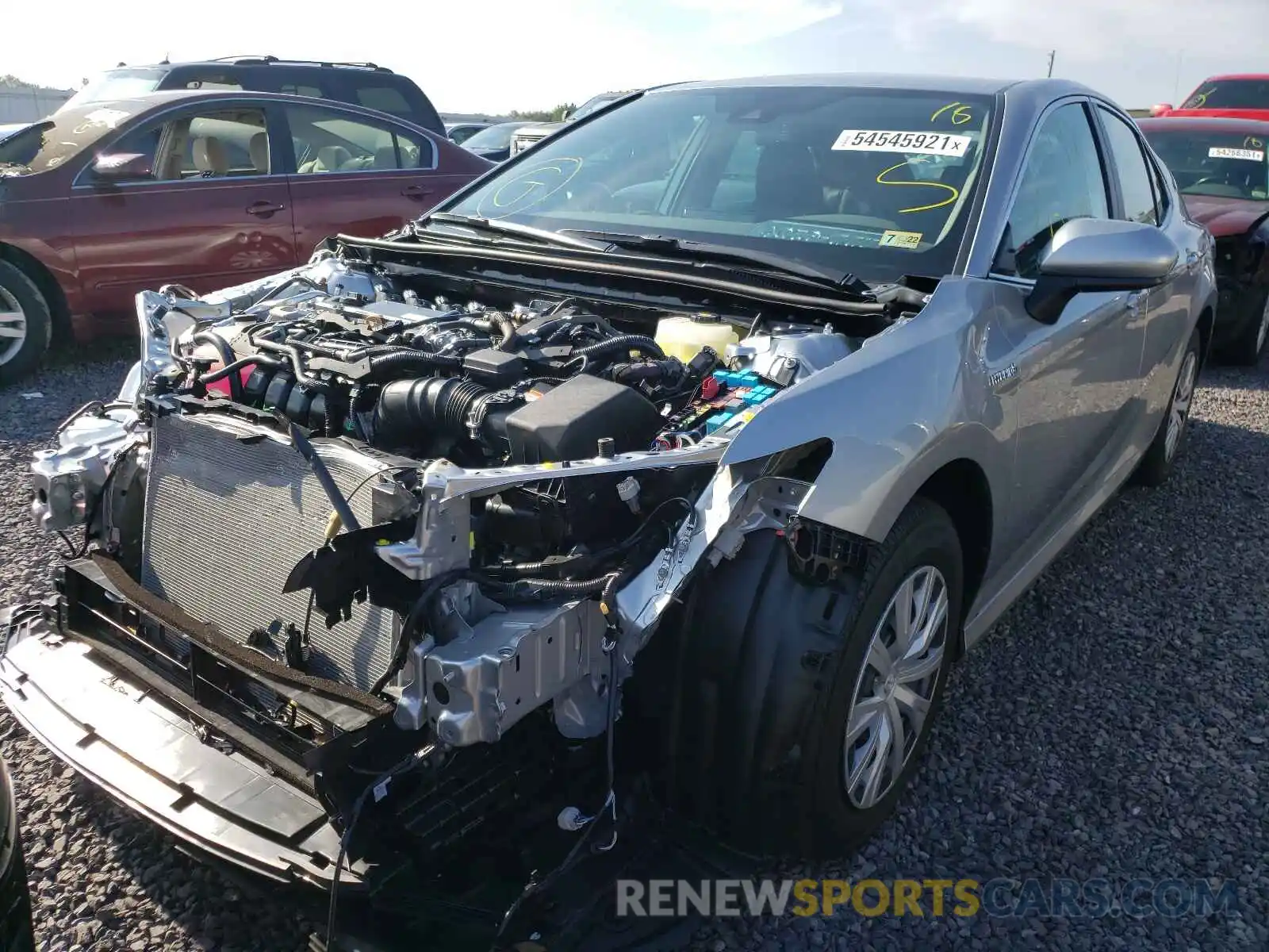 2 Photograph of a damaged car 4T1C31AK1MU567760 TOYOTA CAMRY 2021